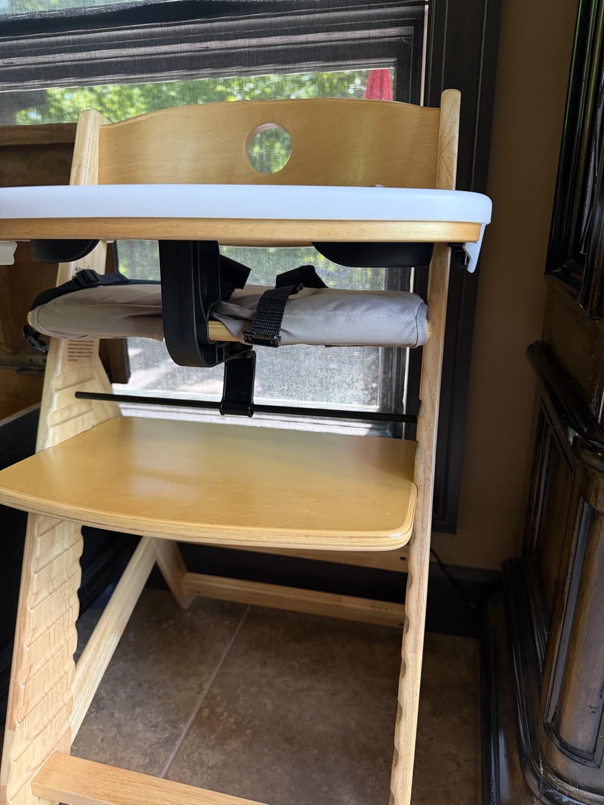 Keekaroo Height Right High Chair with Tray, Natural customer photo 2