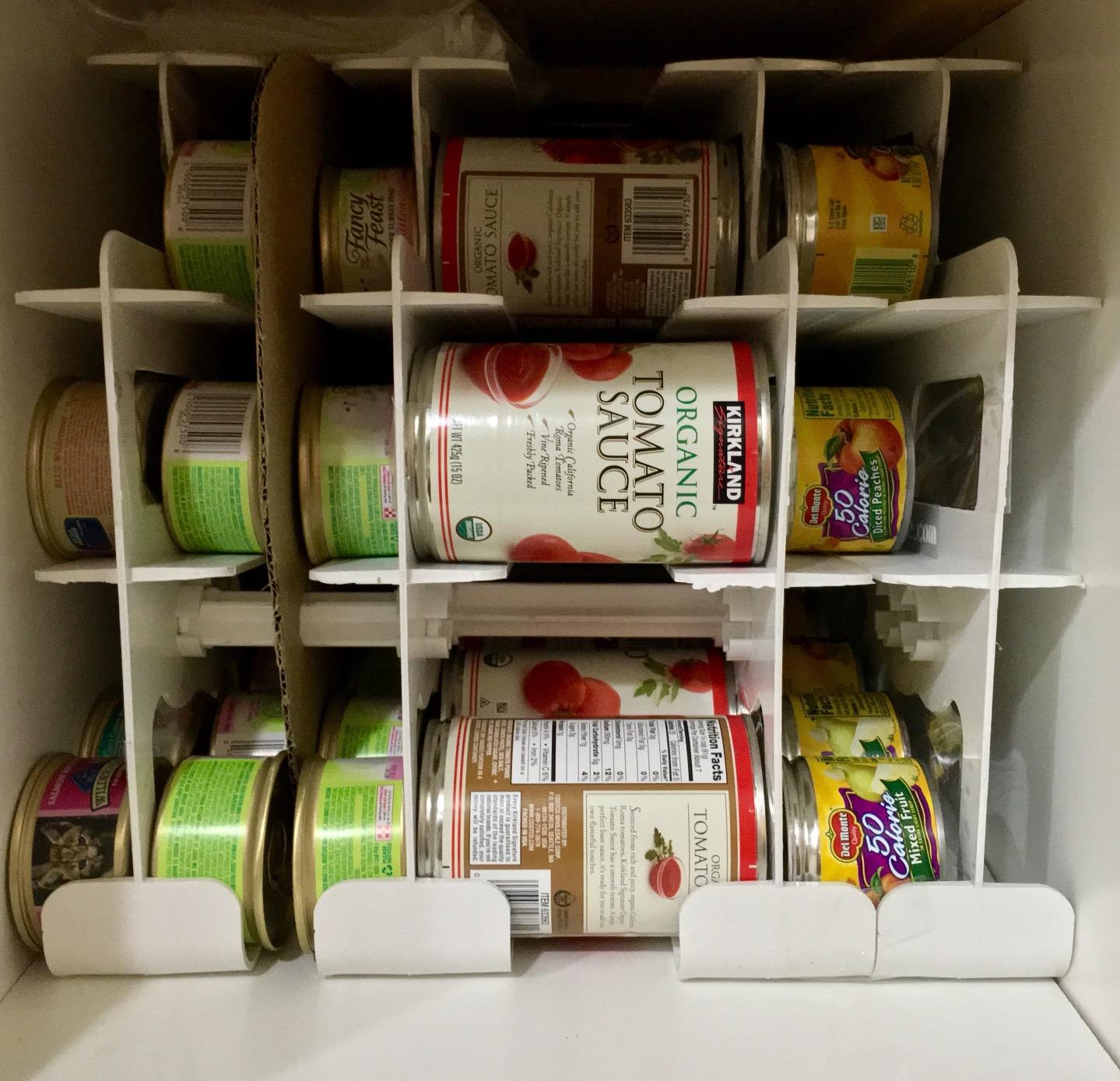 FIFO Pantry Storage Organizer Dispenser Rack for Canned Goods/Drinks, 54-Can Capacity customer photo 1