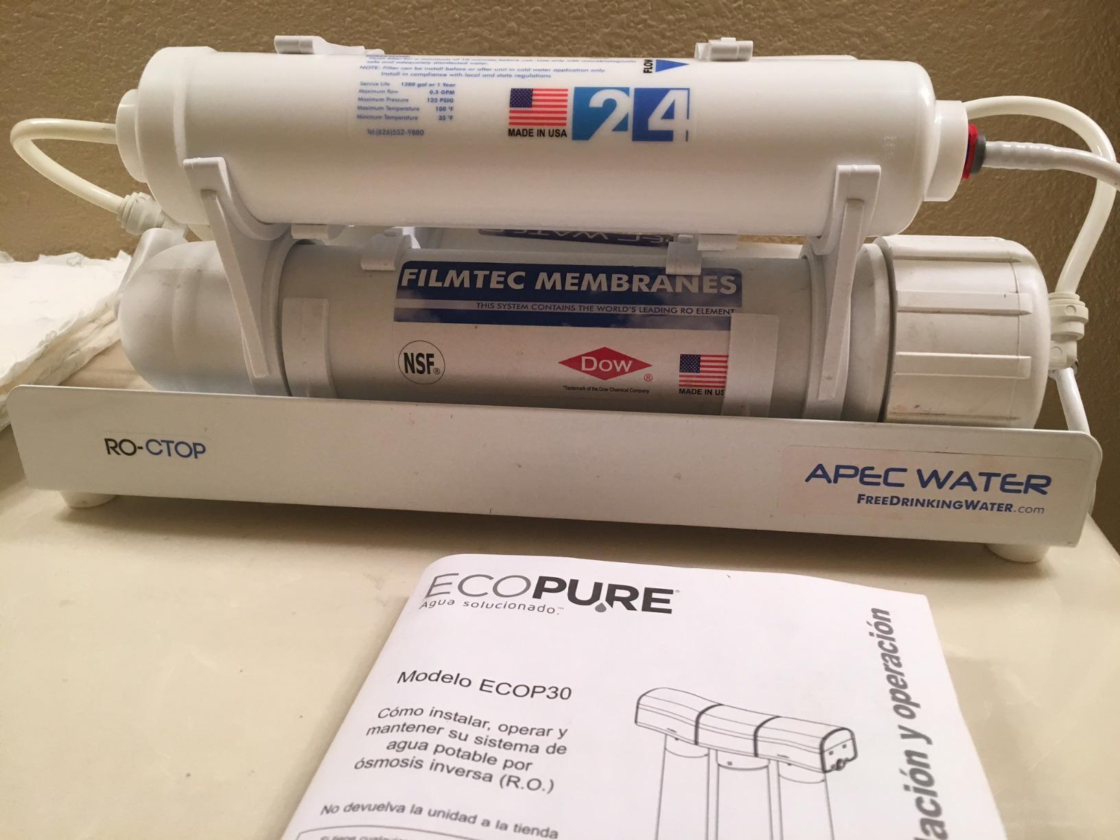 EcoPure ECOP30 Premium Reverse Osmosis System – Under Sink Drinking Water Filter System – NSF-Certified – Reduces Lead, Chlorine, and TDS –Bottled-Quality Water – Easy Filter Changes customer photo 2