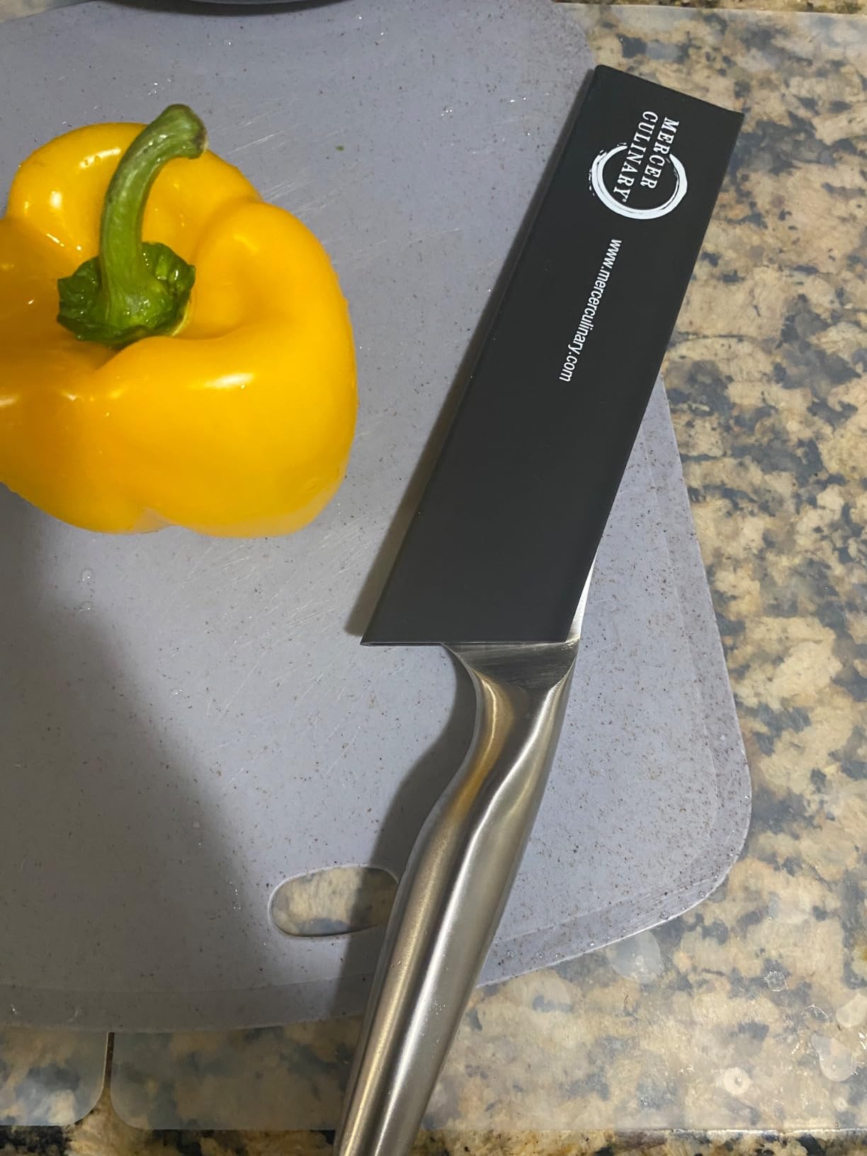 Mercer Culinary Knife Guard, 8 Inch x 2 Inch,Black customer photo 1