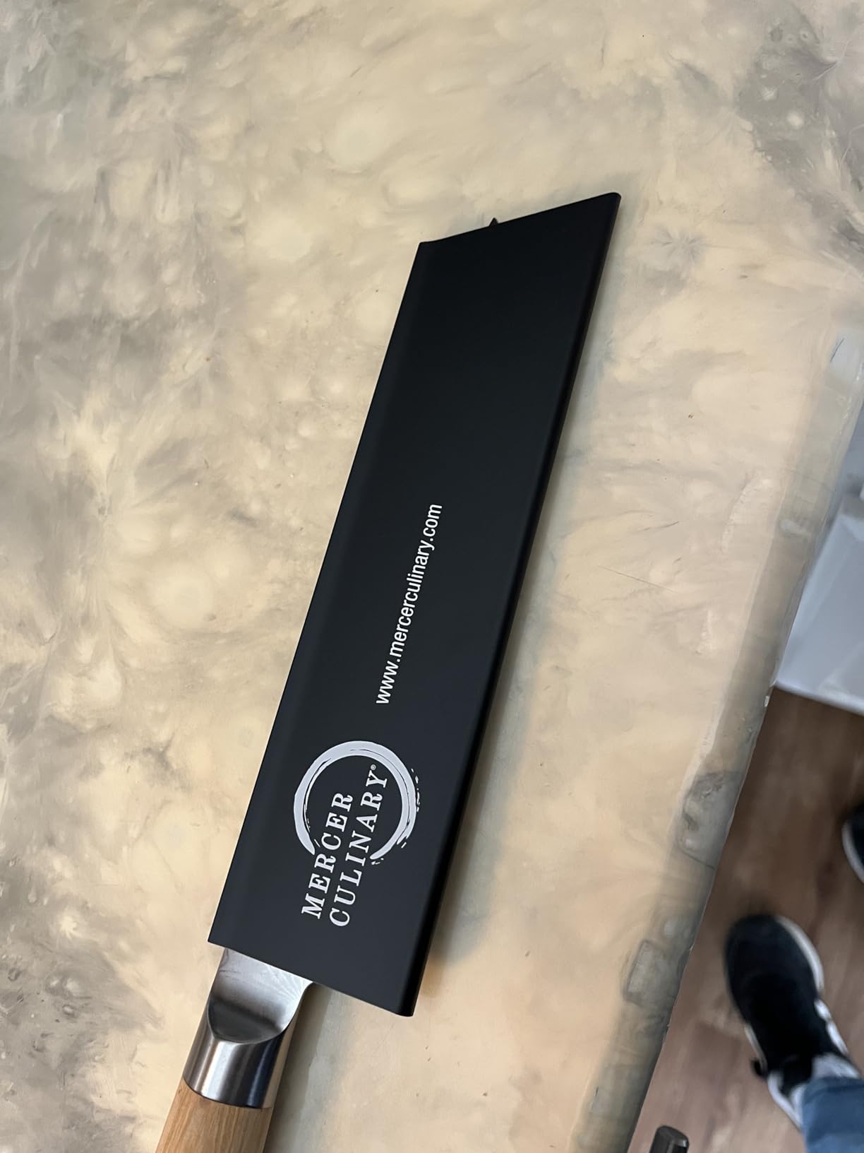 Mercer Culinary Knife Guard, 8 Inch x 2 Inch,Black customer photo 2