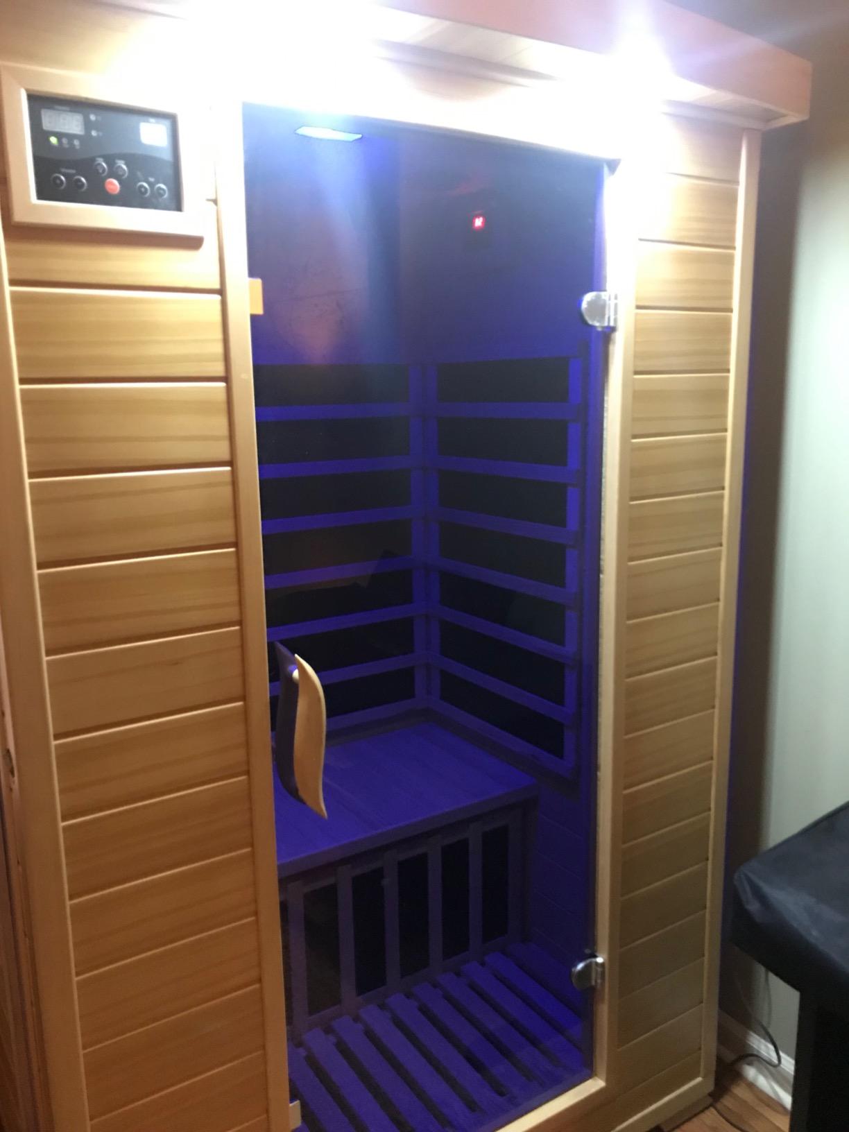 Heat Wave Coronado 2-Person Hemlock Deluxe Infrared Sauna for Home Use customer photo 2