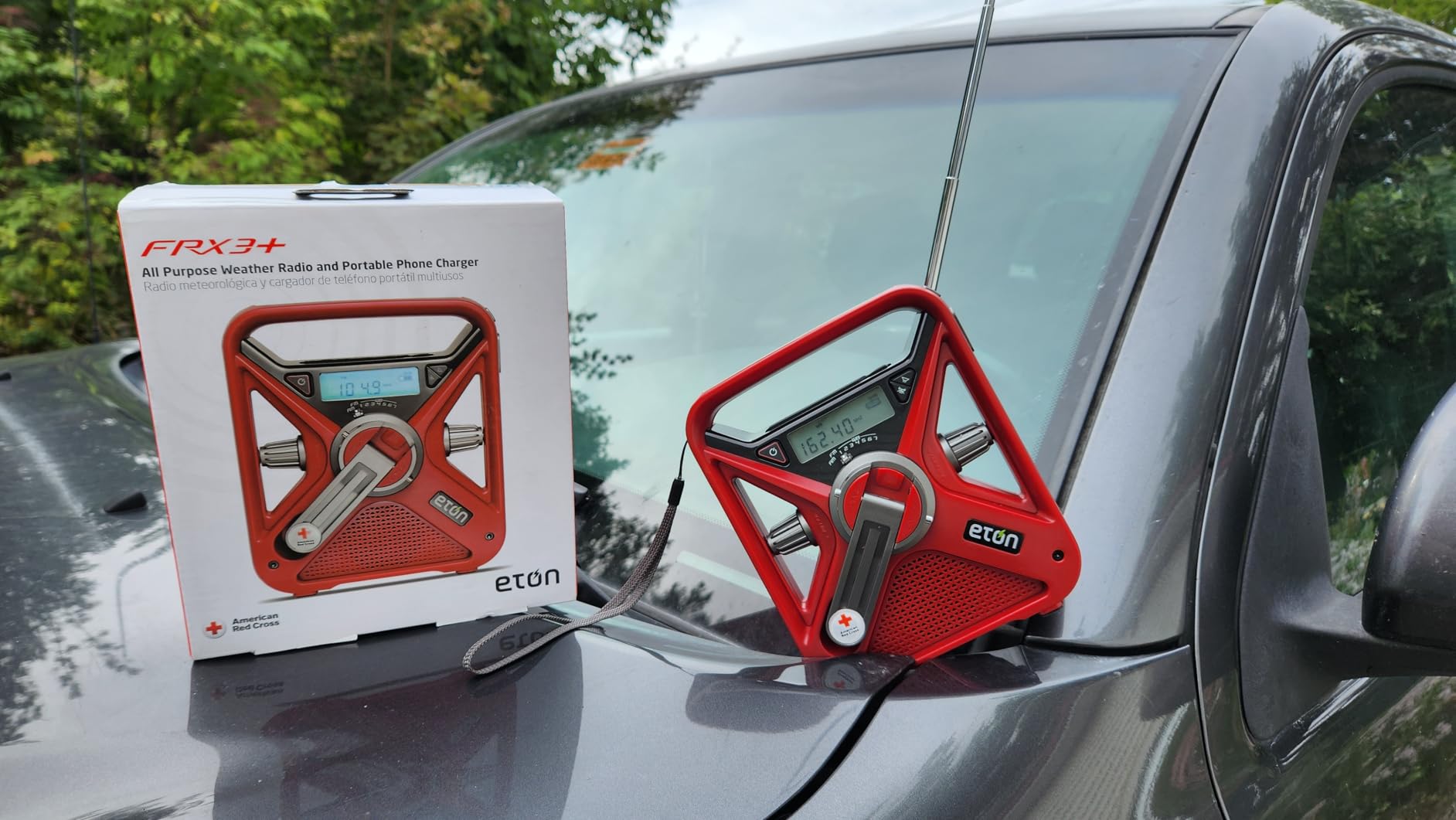 American Red Cross FRX3 All-Purpose Rechargeable Weather Alert Radio with Solar Panel - ARCFRX3 customer photo 1