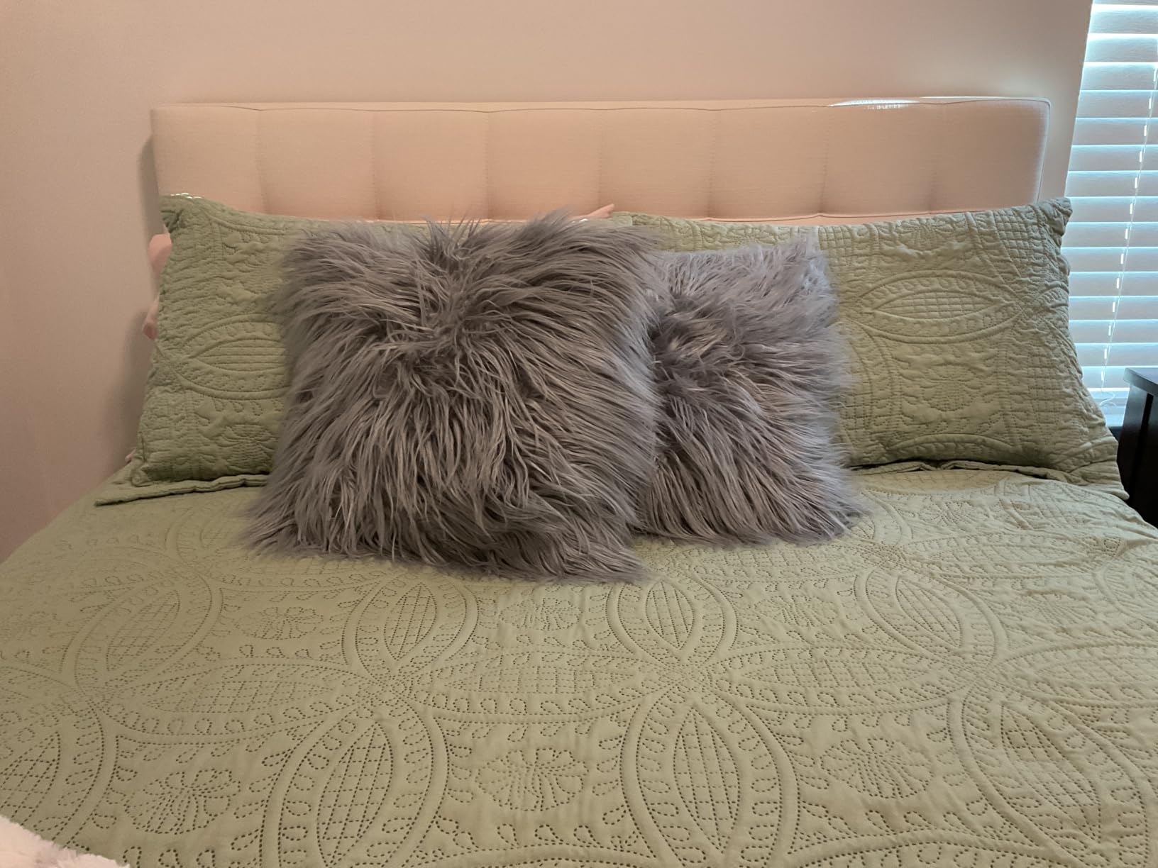 Modway Lily Tufted Linen Fabric Upholstered King Headboard in Beige customer photo 2