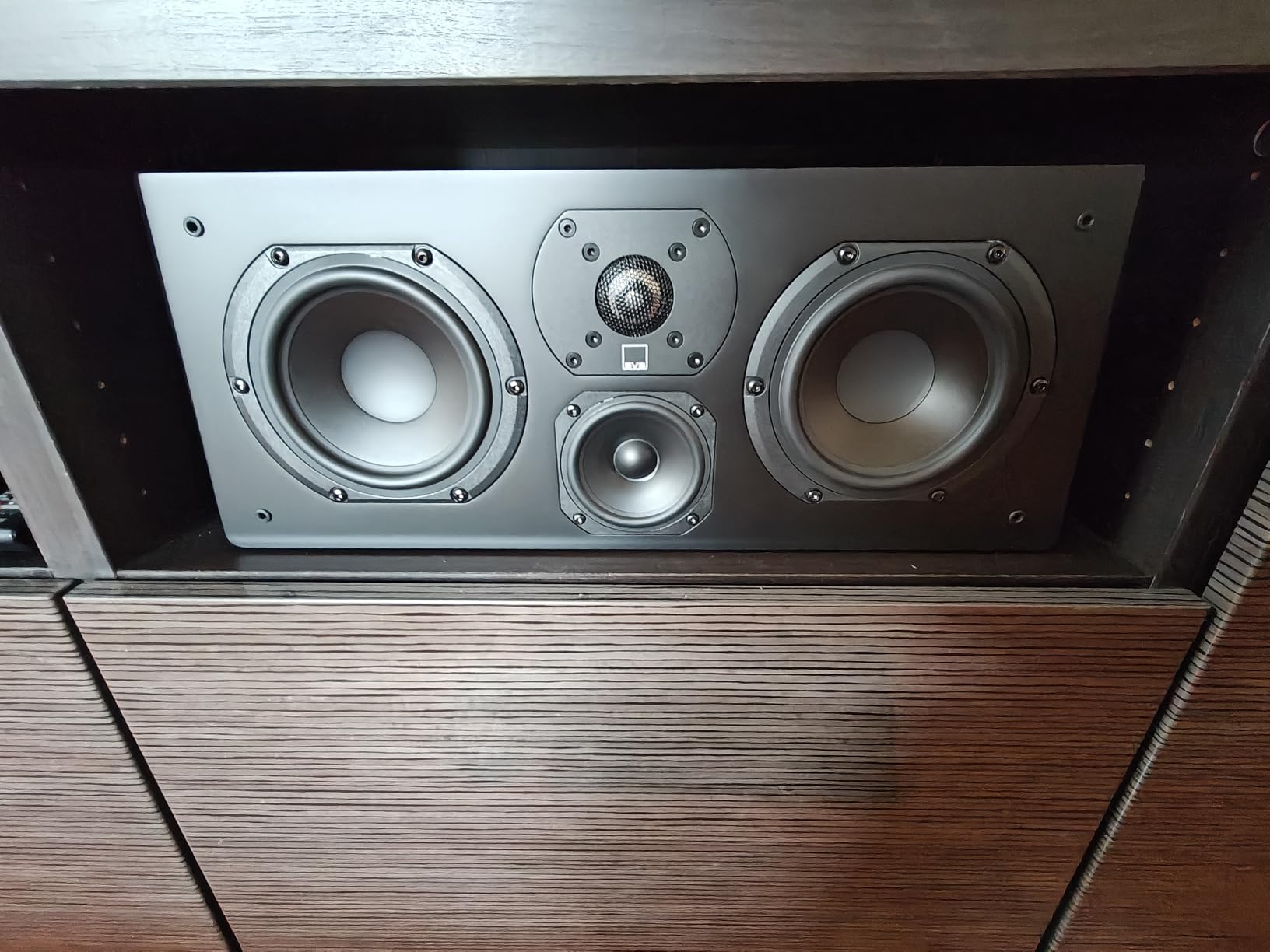 SVS Prime Center Speaker – Premium Black Ash customer photo 1