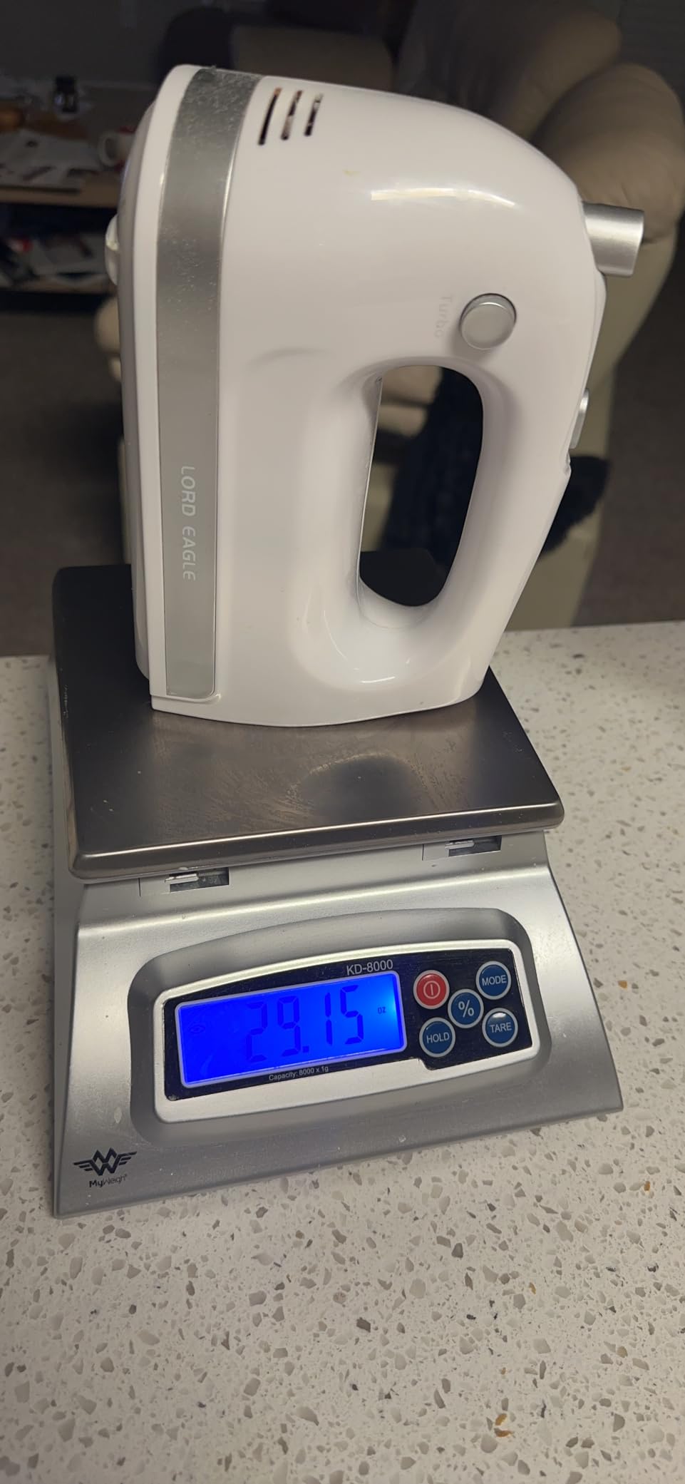 Bakers Math Kitchen Scale by My Weight - KD8000 , Silver customer photo 2