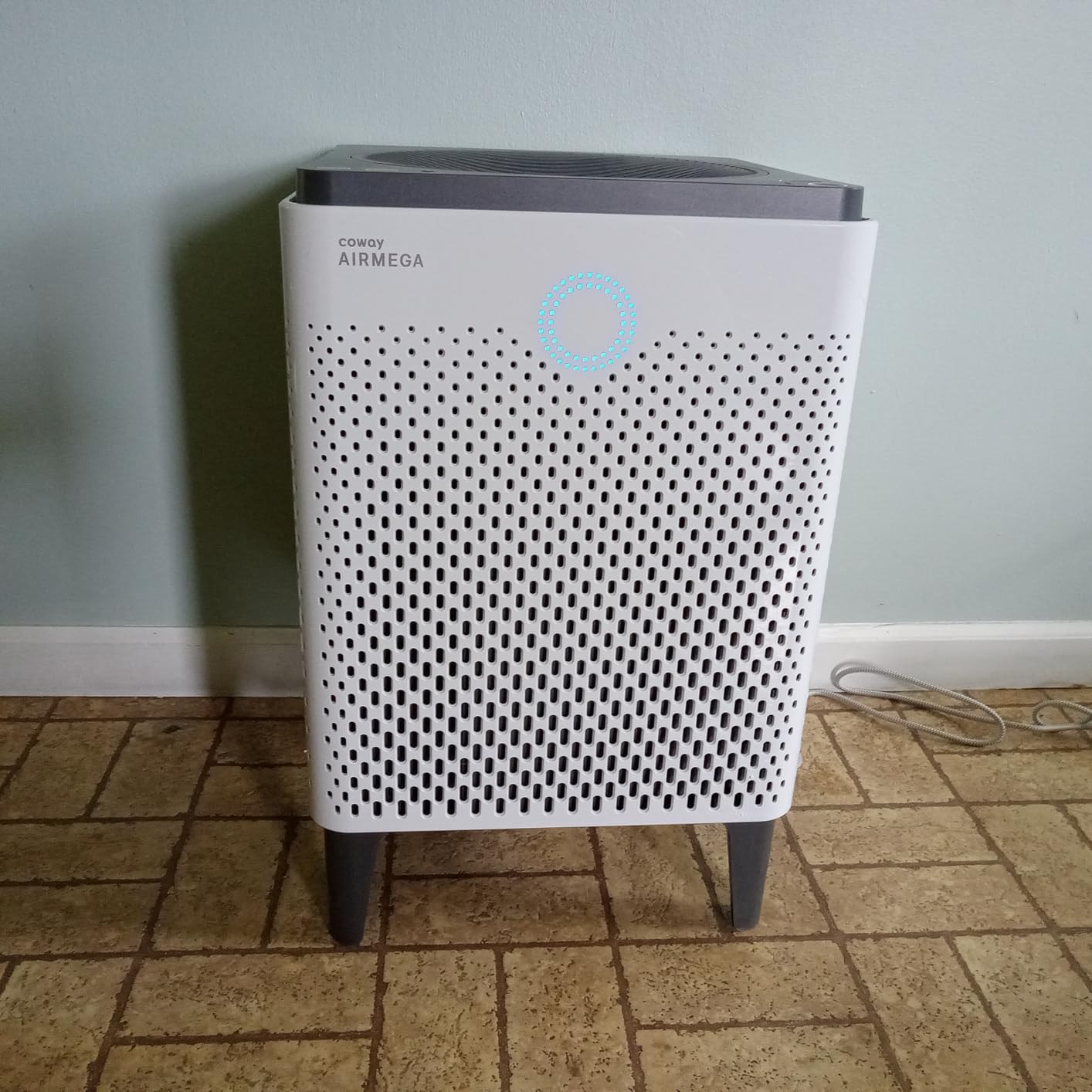 COWAY Air Purifier for Home Up to 3,120ft², Washable Pre-Filter and HEPA Filter for Smoke, Allergies, Pet Dander, Odor, AQI, Auto & Sleep Mode, Timer, 5yr Warranty, Airmega 400 White, AP-2015F customer photo 1