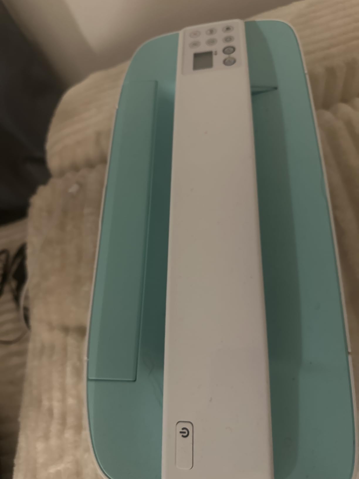 HP DeskJet 3755 Compact All-in-One Wireless Printer, Instant Ink, Works with Alexa - Stone Accent (J9V91A) customer photo 2