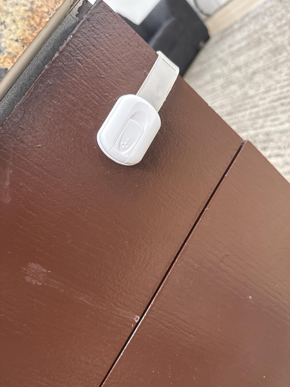 Child Safety Strap Locks (10 Pack) Baby Locks for Cabinets and Drawers, Toilet, Fridge & More. 3M Adhesive Pads. Easy Installation, No Drilling Required, White customer photo 1