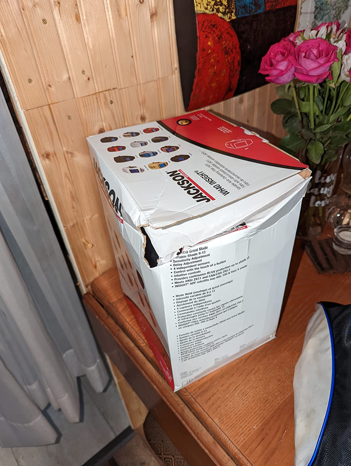 Jackson Safety Insight Auto Darkening Welding Helmet, ADF Hood - ANSI Z87.1 customer photo 1