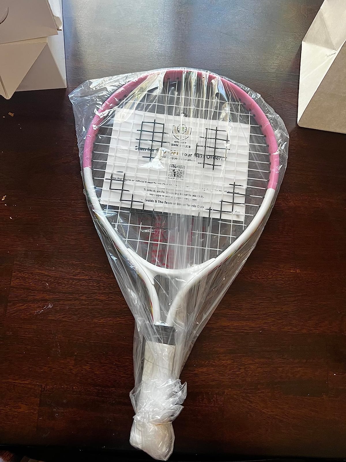 Kids Tennis Racket with Training Videos – Aluminum Youth Tennis Racket with Neoprene Handle for Children Age 5-12 – Learn Faster and Play Better by Street Tennis Club customer photo 1
