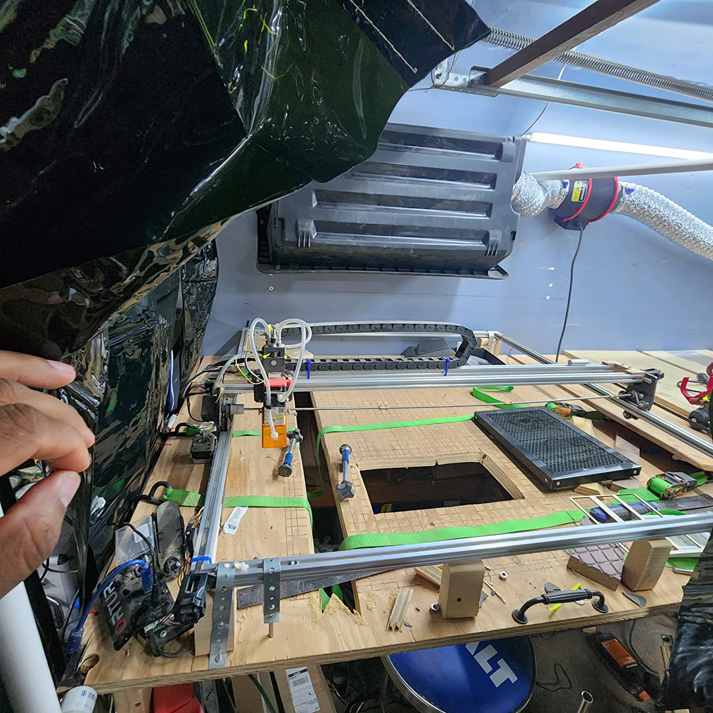 Jackson Safety Transparent Welding Curtain for Sparks & Spatter - NFPA 701 customer photo 1