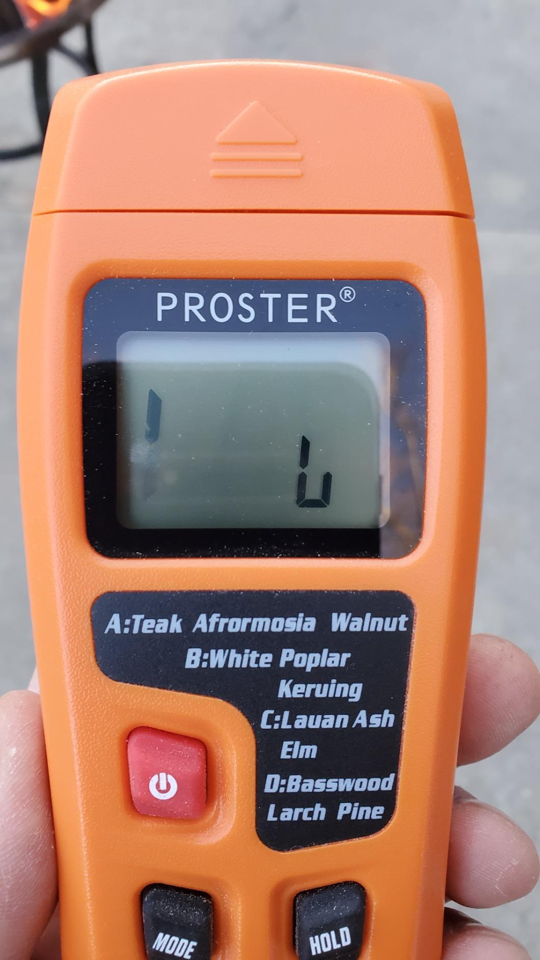 Proster Wood Moisture Meter 4 Modes 0-99.9% for Wood/Paper/Firewood customer photo 2