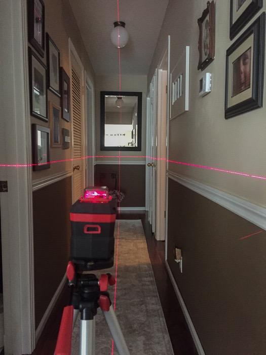 SKIL 65ft. 360° Red Self-Leveling Cross Line Laser Level with Horizontal and Vertical Lines Rechargeable Lithium Battery USB Charging Port, Compact Tripod & Carry Bag Included - LL932201 customer photo 1