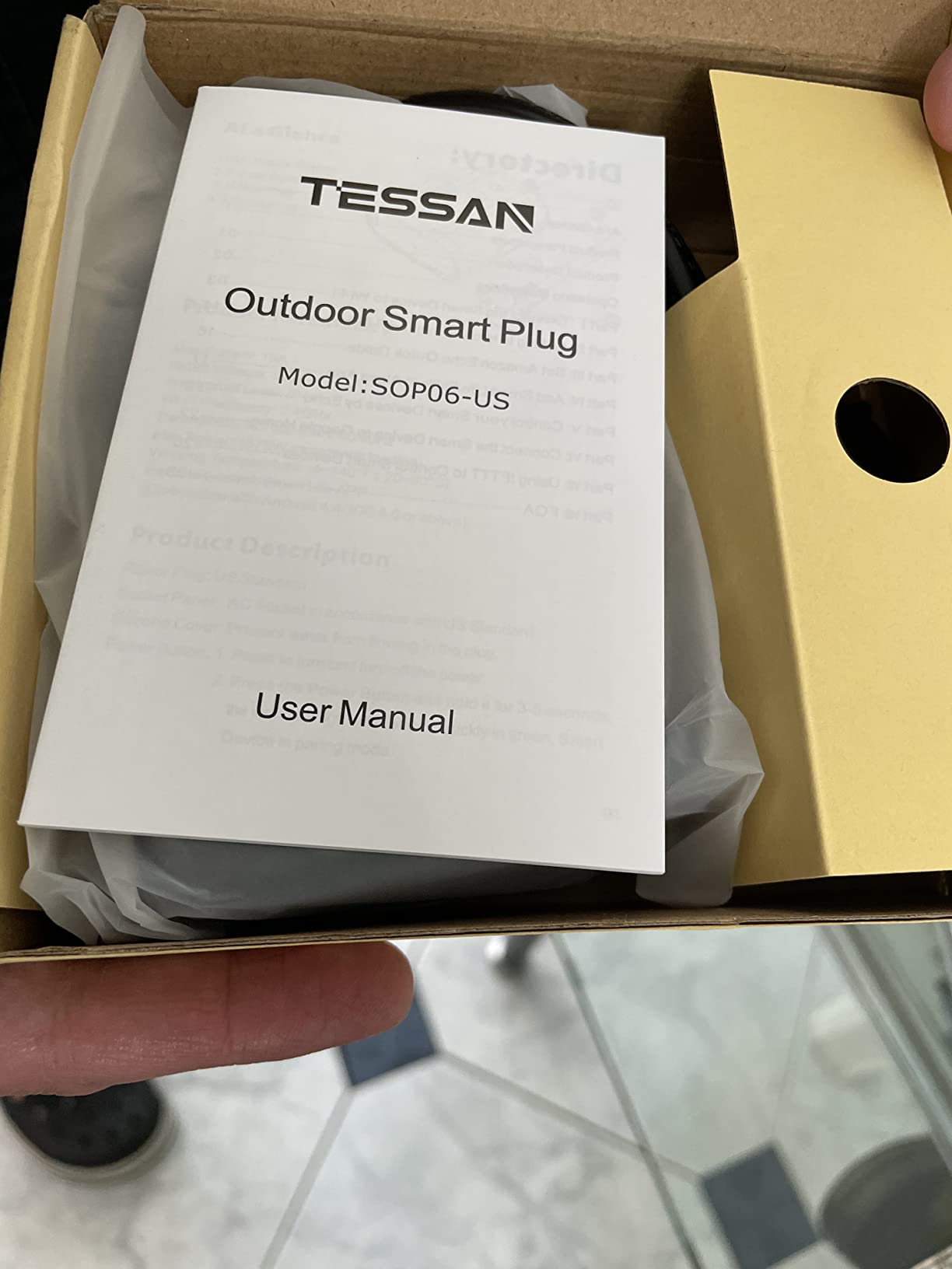 TESSAN Outdoor Smart Plug Waterproof, 2.4GHz WiFi Only customer photo 1