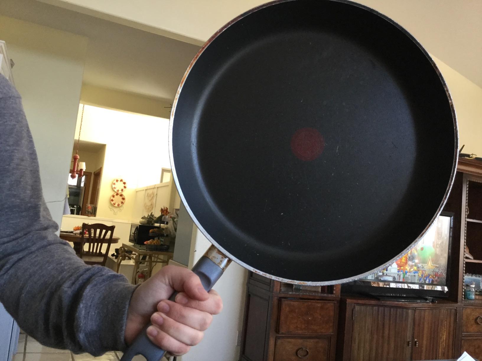 T-fal Experience Nonstick Frying Pan, 3-Piece Set Induction Skillet, Black customer photo 2