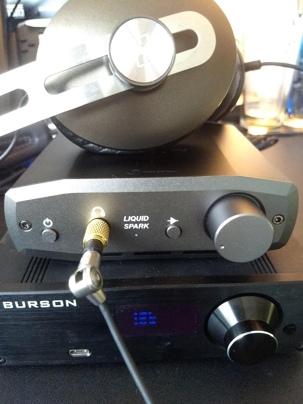 Monolith 133304 Liquid Spark Headphone Amplifier - by Alex Cavalli with RCA Input, Single 1/4 Output 1.3Watt@50R, 108Db customer photo 2
