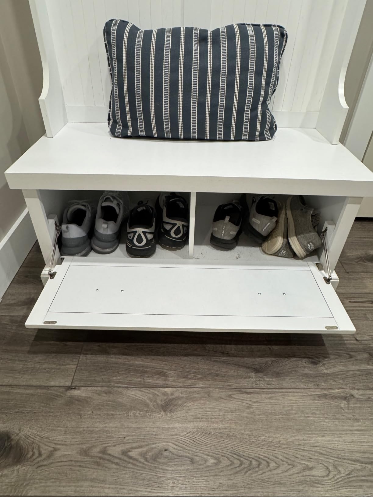 Crosley Furniture Seaside Hall Tree, Shoe Rack Bench customer photo 1