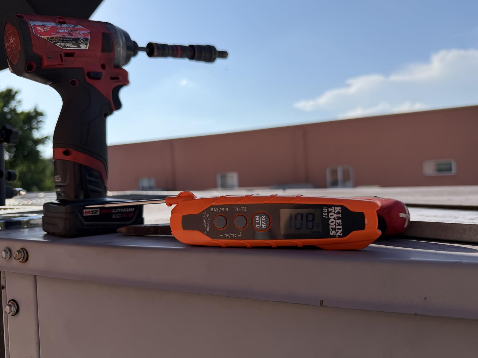 Klein Tools IR07 Dual Infrared (IR) and Probe Thermometer customer photo 2