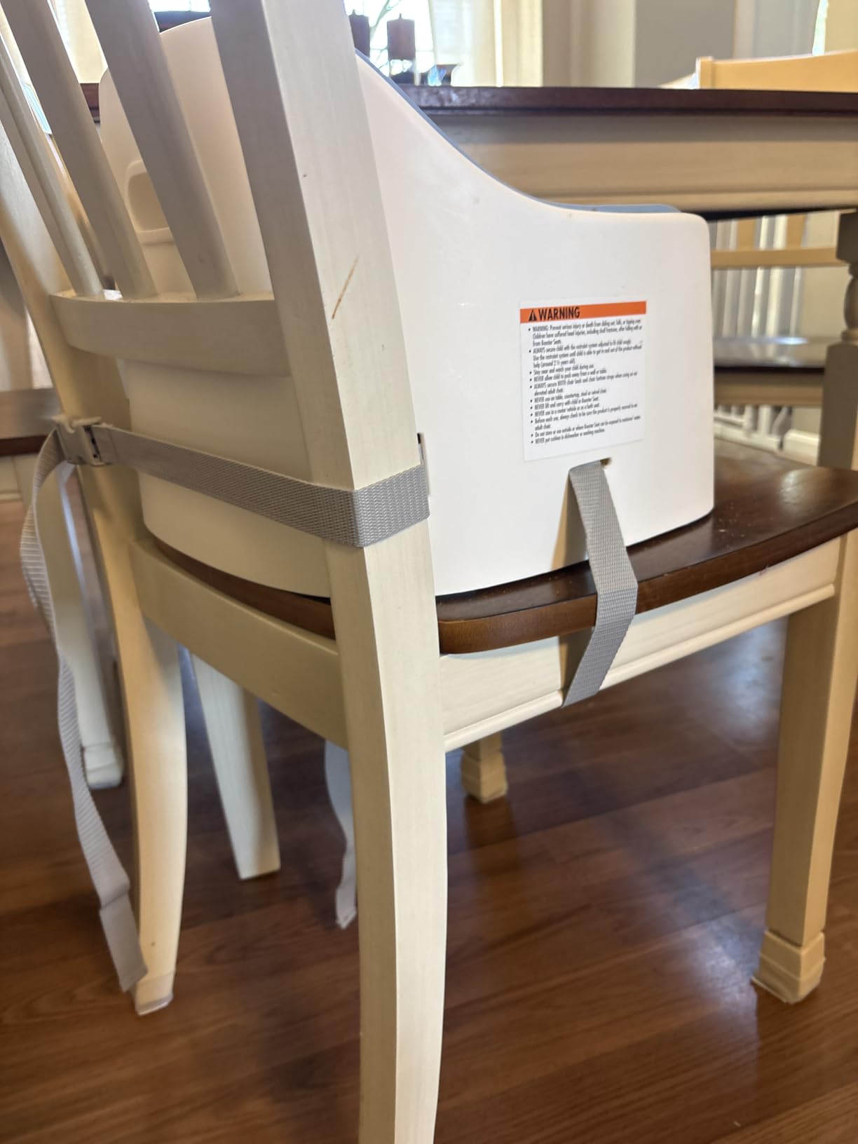 OXO Tot Nest Toddler Booster Seat for Kitchen with Removable Cushion, Gray customer photo 1