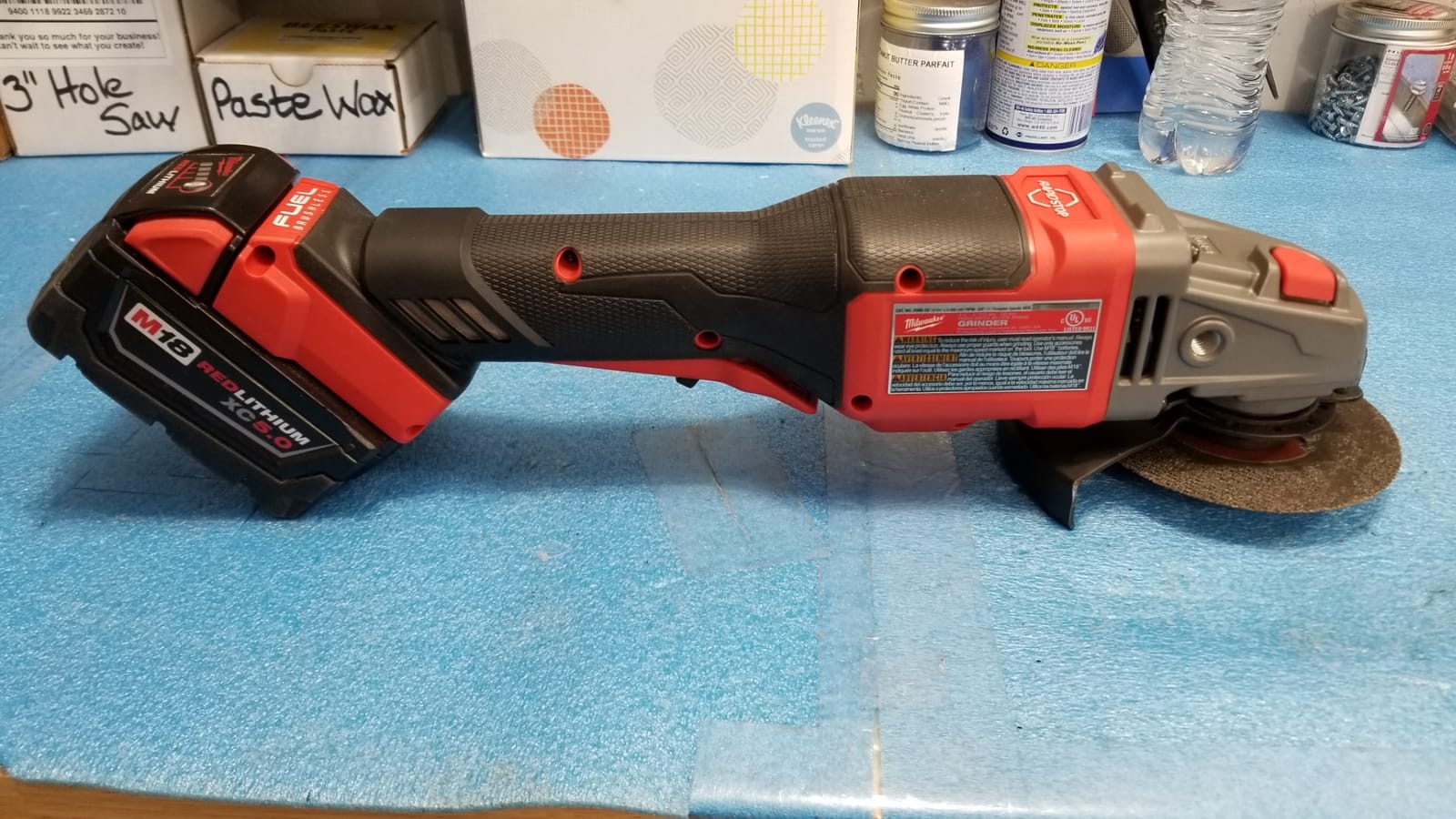 Milwaukee 2980-20 M18 FUEL 4-1/2 in. - 6 in. Braking Grinder w/No-Lock Paddle Switch (Tool Only) customer photo 2