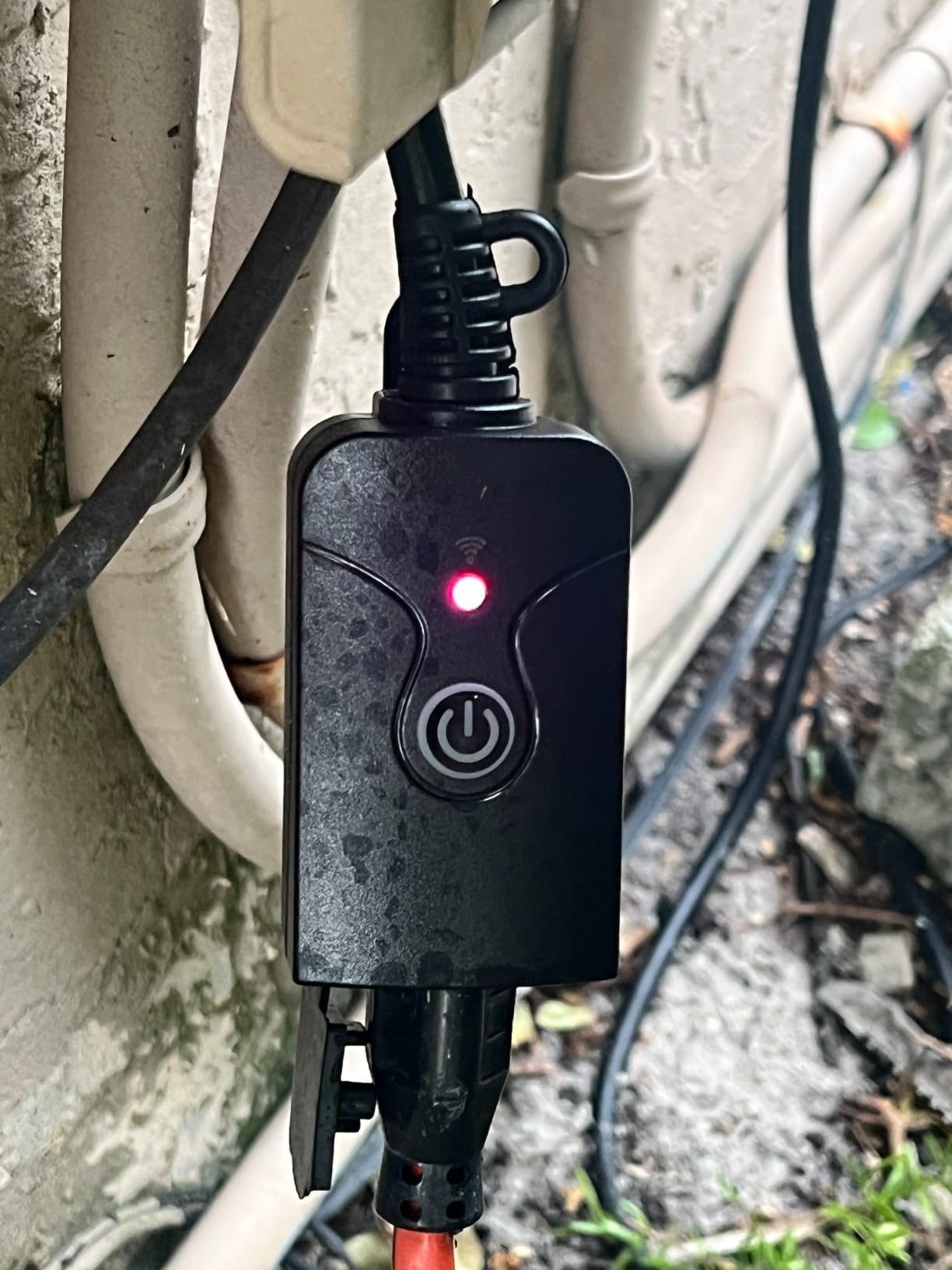 HBN Outdoor Smart WiFi Plug, Heavy Duty 1 Grounded Outlet Timer, 1 Pack customer photo 1