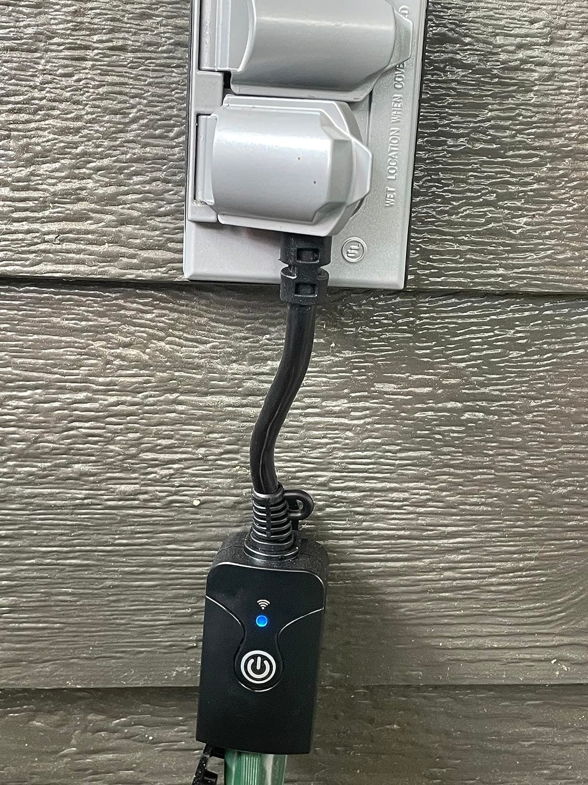HBN Outdoor Smart WiFi Plug, Heavy Duty 1 Grounded Outlet Timer, 1 Pack customer photo 2