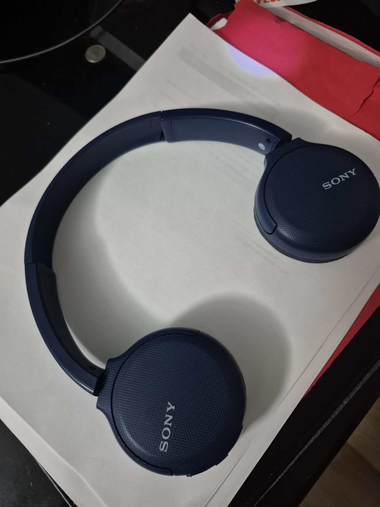 Sony Wireless Headphones WH-CH510: Wireless Bluetooth On-Ear Headset with Mic for Phone-Call, Black customer photo 2