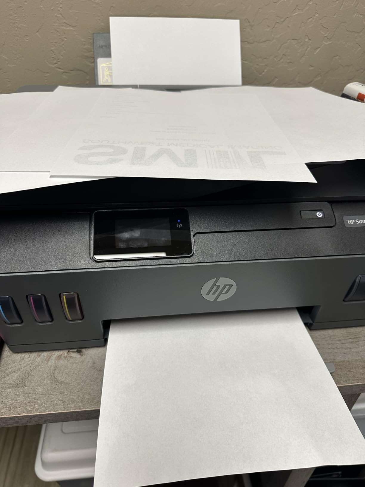 HP Smart Tank Plus 651 Wireless All-in-One Printer, Ink Tank Printer-for-Home Use, 2 Years of Ink Included Auto Document Feeder, Mobile Print, Scan, Copy, Fax. (7XV38A) customer photo 2