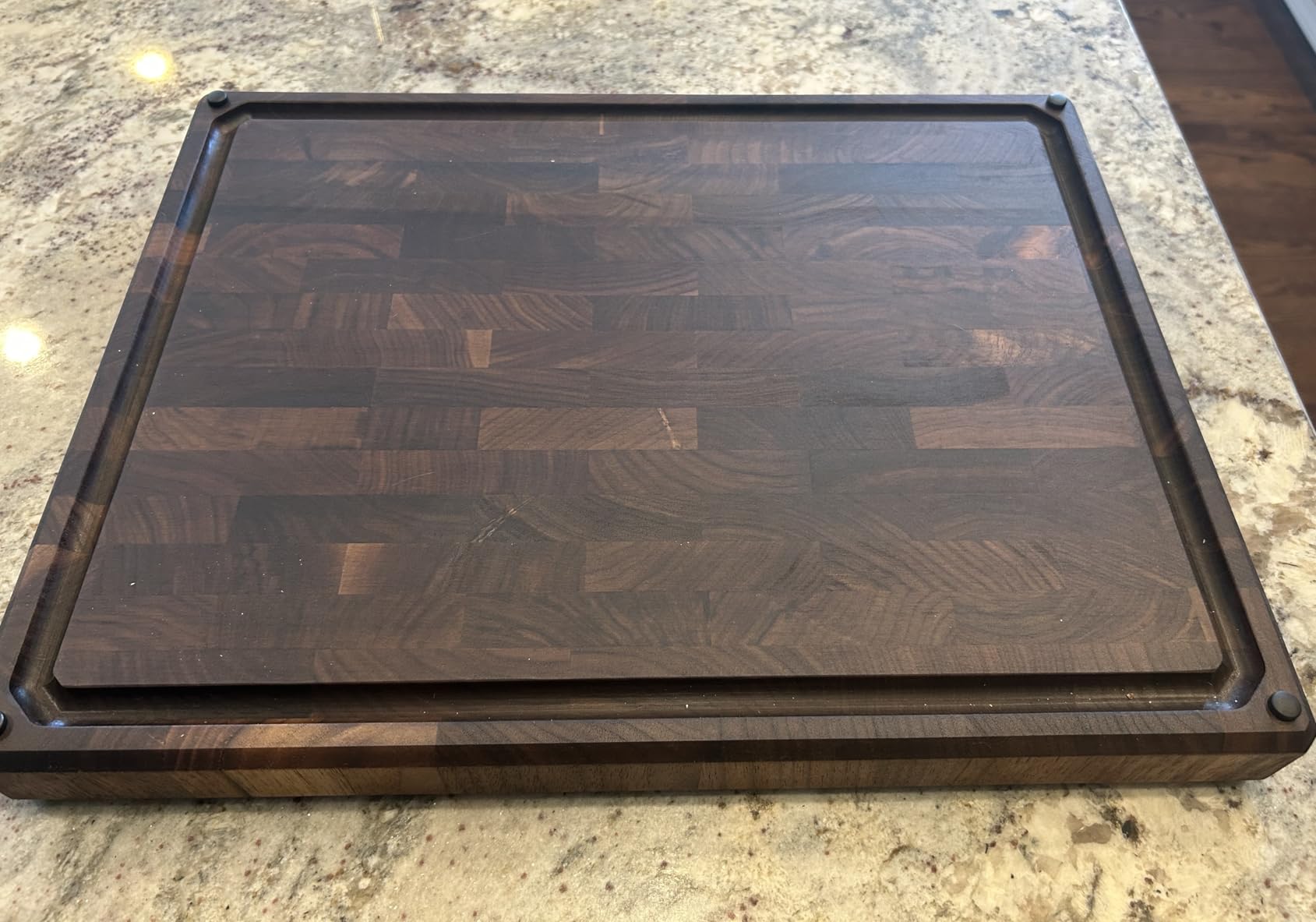 Sonder Los Angeles Alfred Cutting Board, End Grain Walnut, 17x13x1.5 in customer photo 1