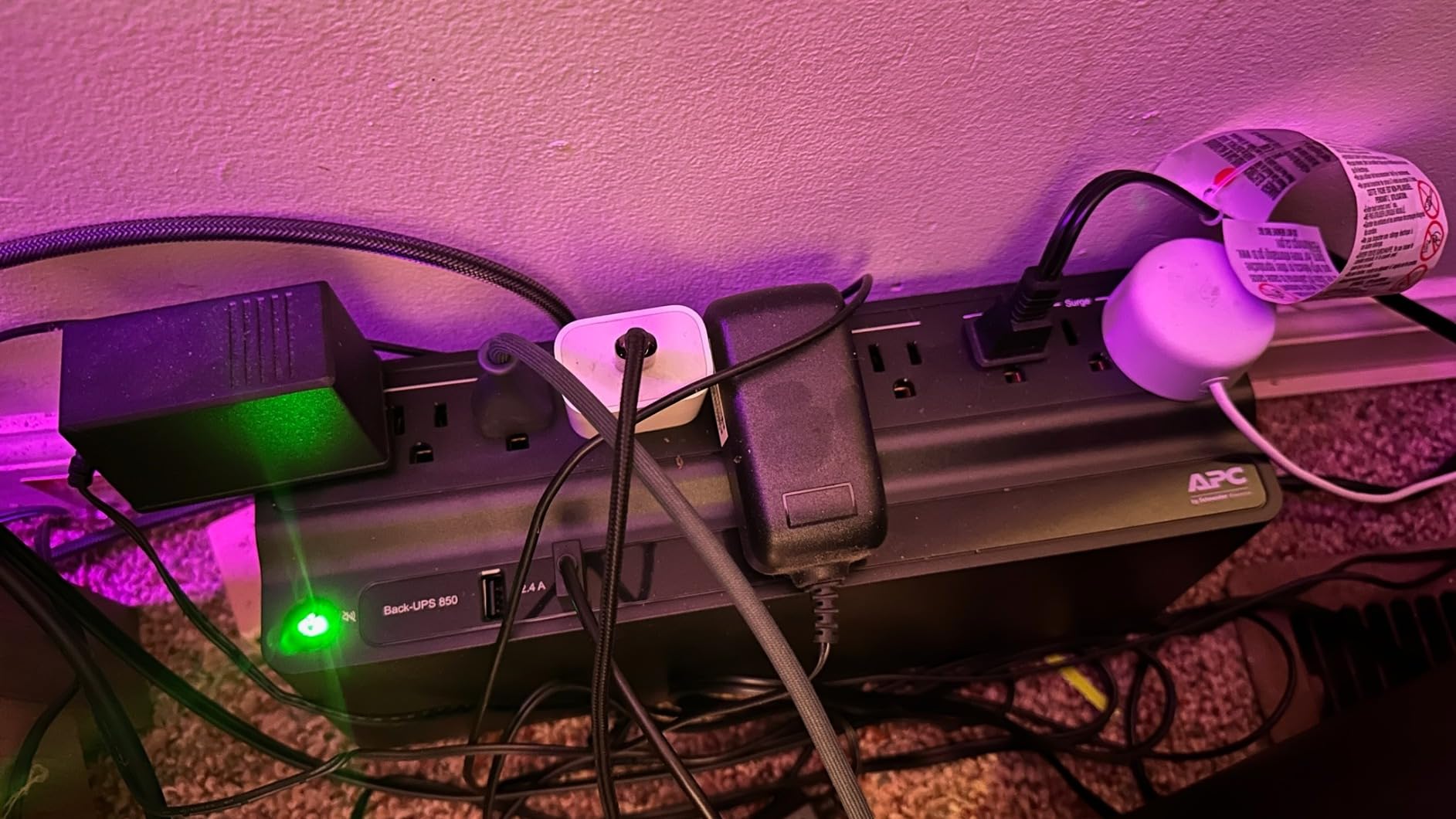 APC BE850G2 UPS Battery Backup & Surge Protector for Computer, Router, NAS customer photo 1