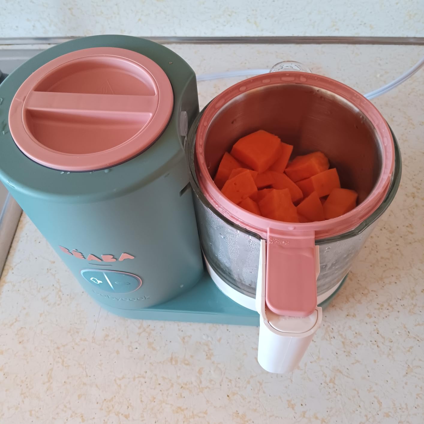 Béaba Babycook Neo Baby Food Maker, 42 Oz, Steam & Blend, Eucalyptus customer photo 1