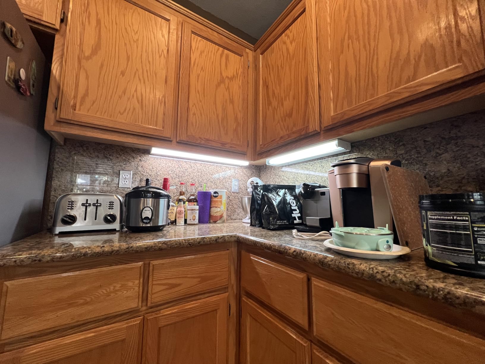 GETINLIGHT 24-Inch Hardwired Only LED Under Cabinet Light, 5000K customer photo 2