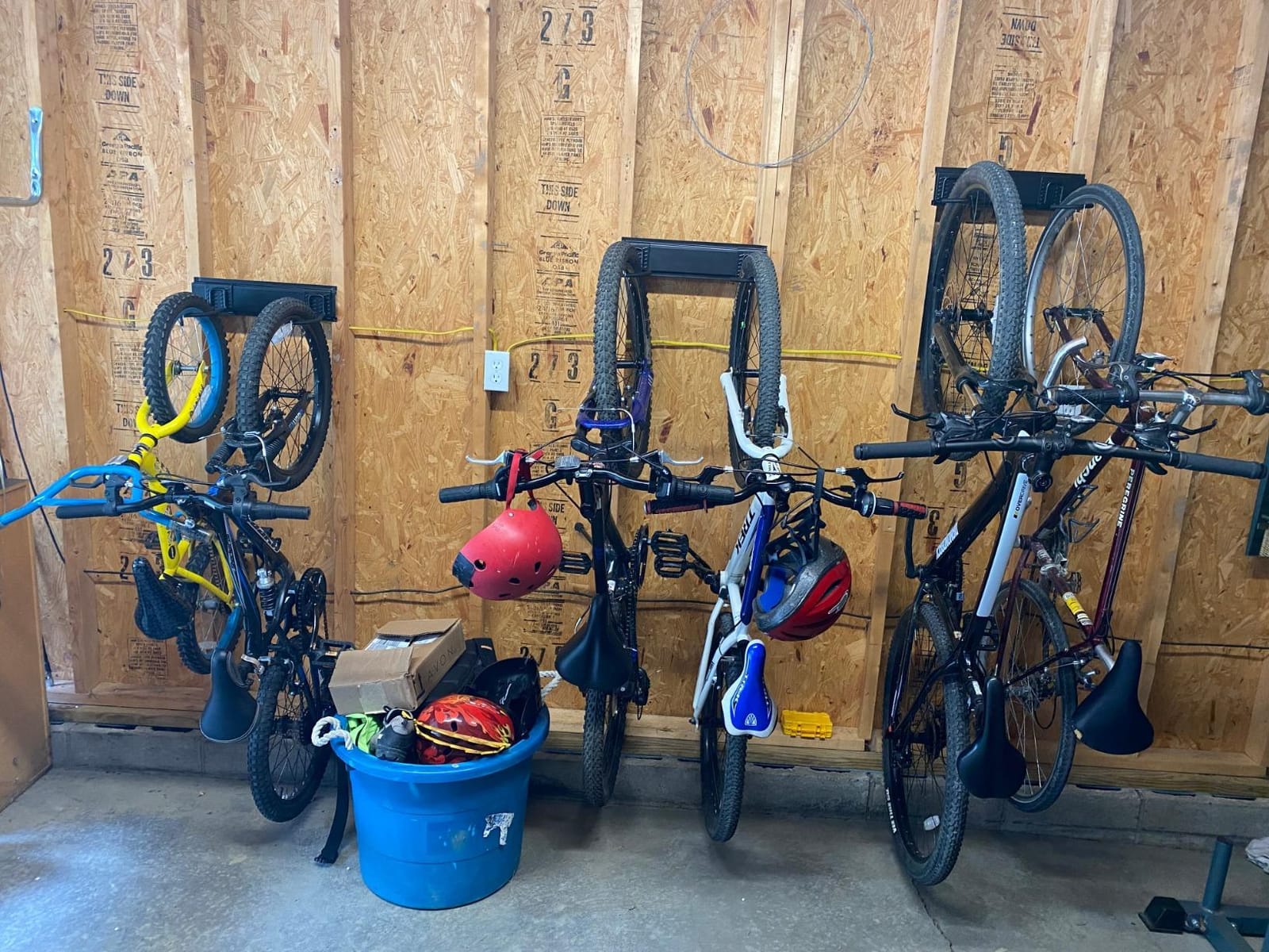 TORACK Bike Storage Rack, 6 Bike Rack Wall Mount Home and Garage Organizer customer photo 2