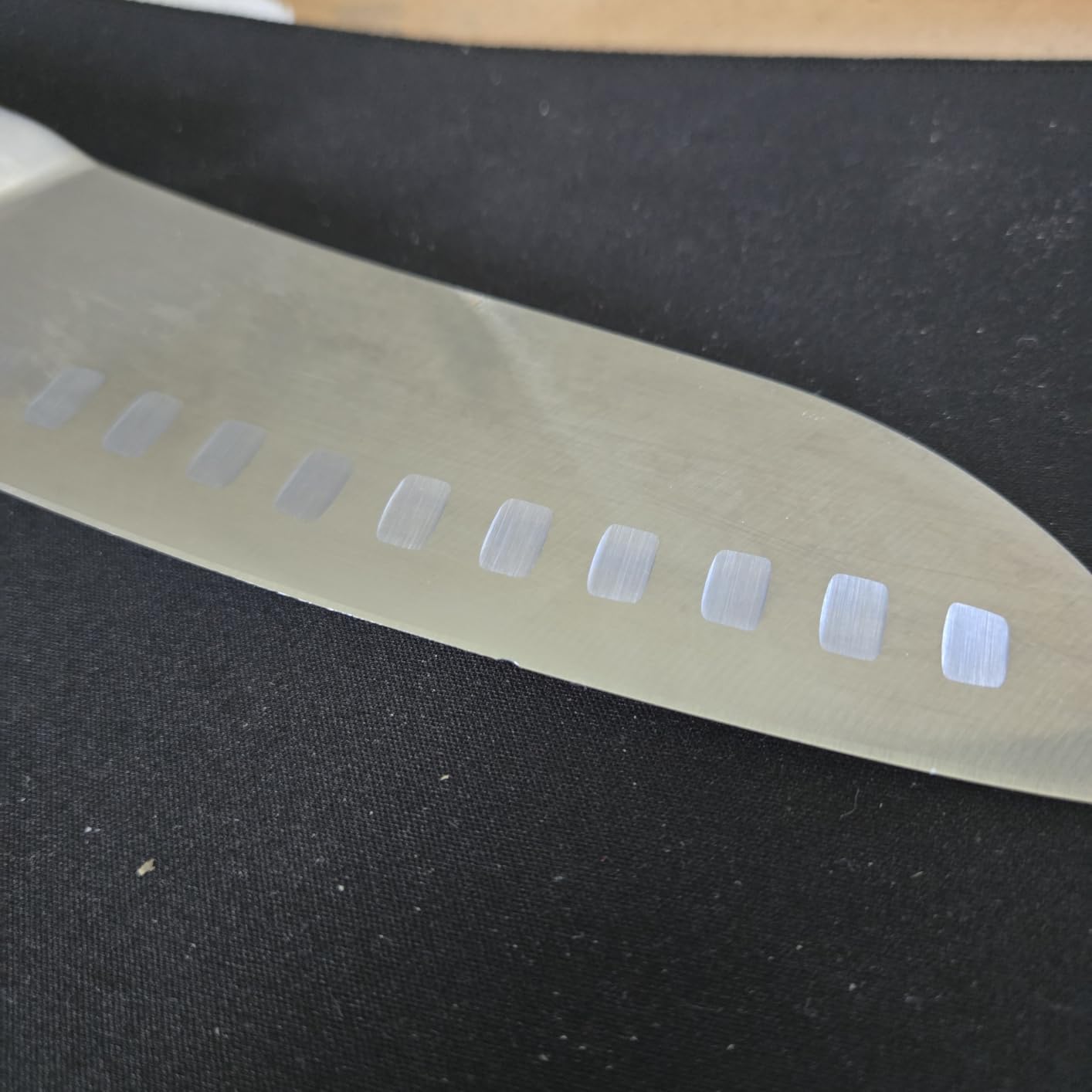 Chef Knife 7 Inch, High-Carbon Stainless Steel Santoku, Dishwasher Safe customer photo 2