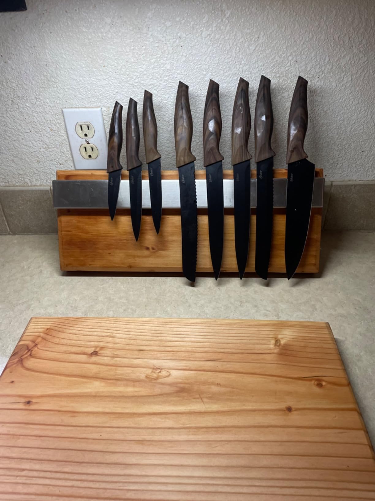 GORILLA GRIP 304 Stainless Steel Magnetic Knife Holder Strip, 10 Inch customer photo 1