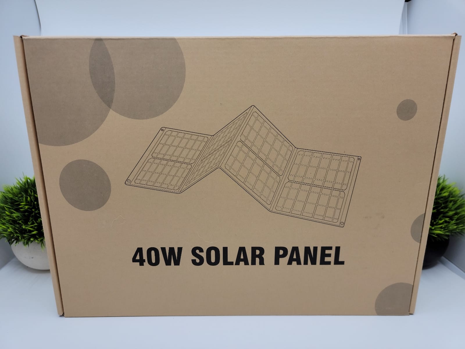 40W Foldable Solar Panel for iPhone, iPad, Laptop customer photo 2