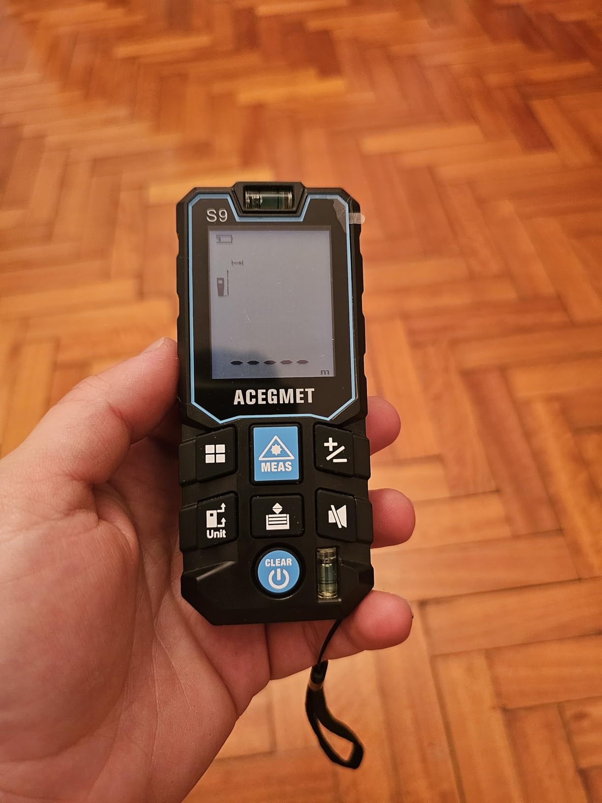 ACEGMET S9 229ft/70m Laser Measuring Tool, LCD Backlit Display customer photo 2