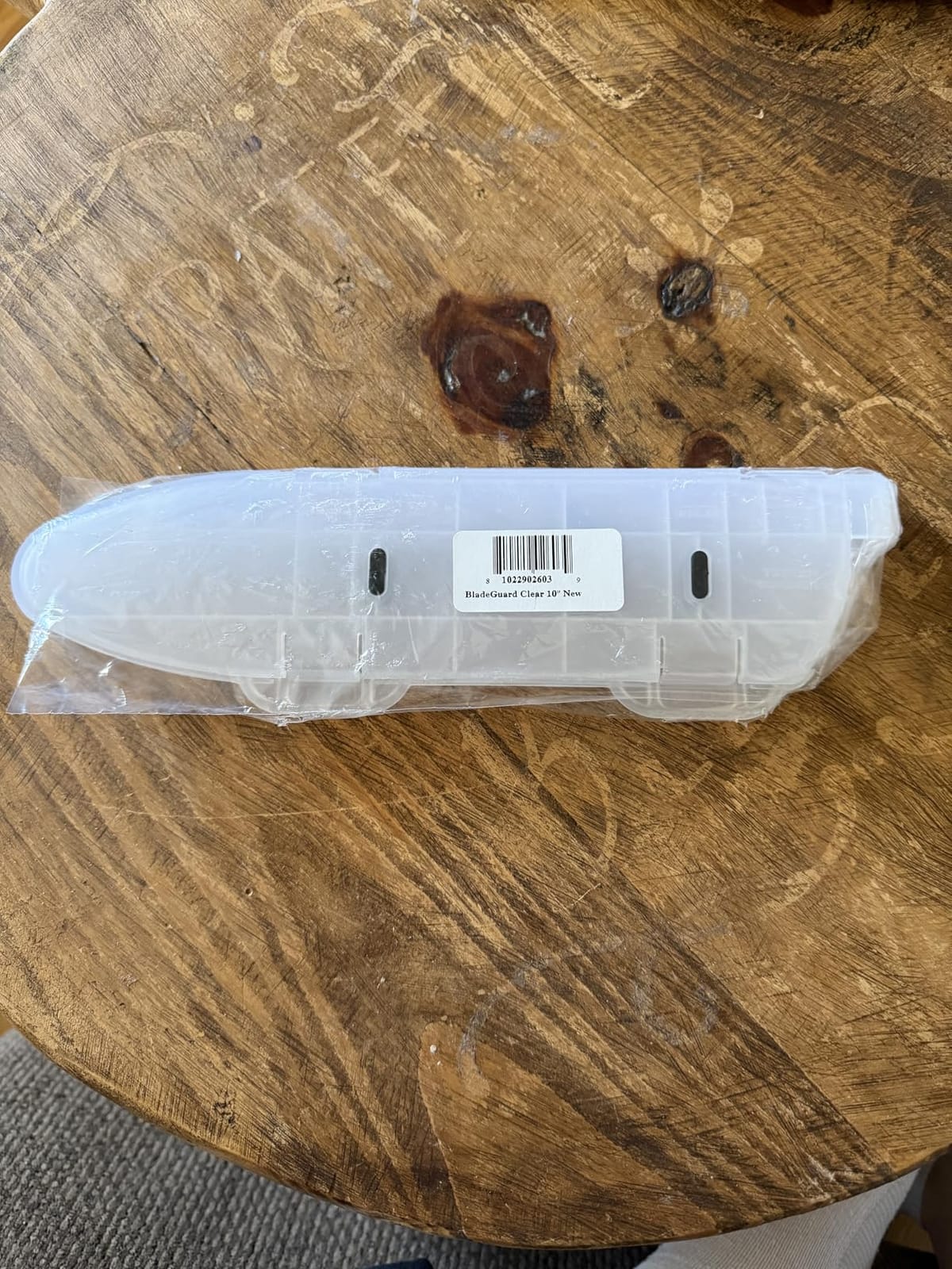 Blade Guard™ Locking Kitchen Knife Blade Protector (Clear, 8in) customer photo 1