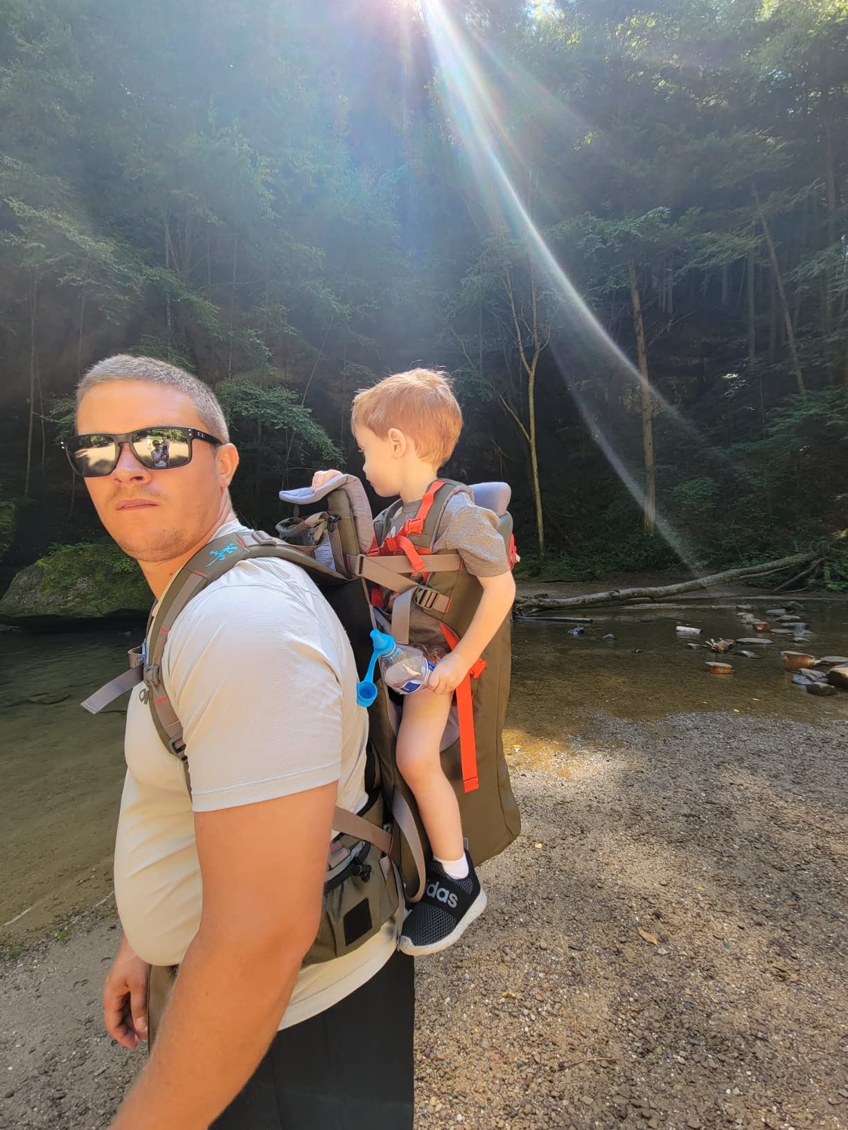 WIPHA Toddler Hiking Carrier, Baby Backpack with Sun Canopy & Storage customer photo 1