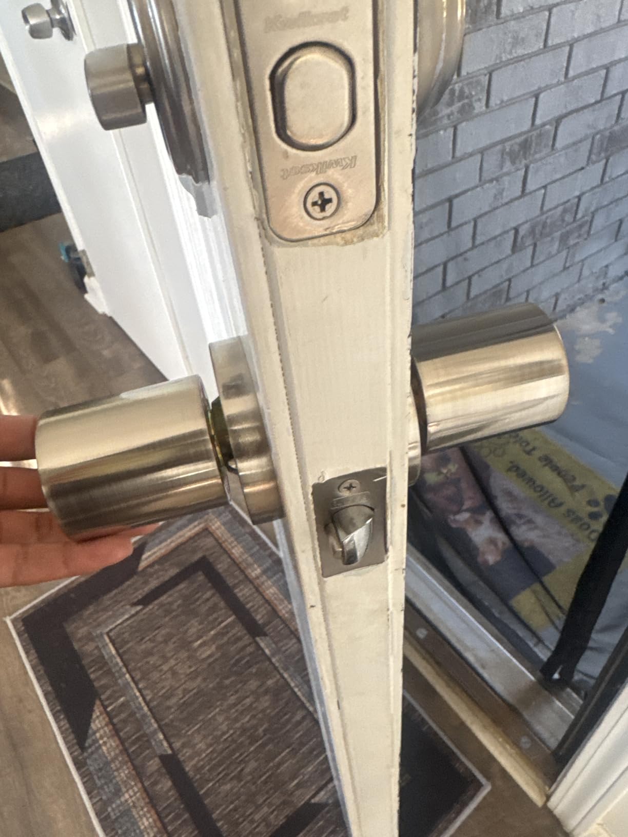 BOTHSTAR Keypad Door Knob with Key,Keyless Entry Door Lock, Code Locks Door Knob, Auto Lock,50 User Code, for Home,Office,Hotel,Bedroom,Garage,Not Deadbolt customer photo 1