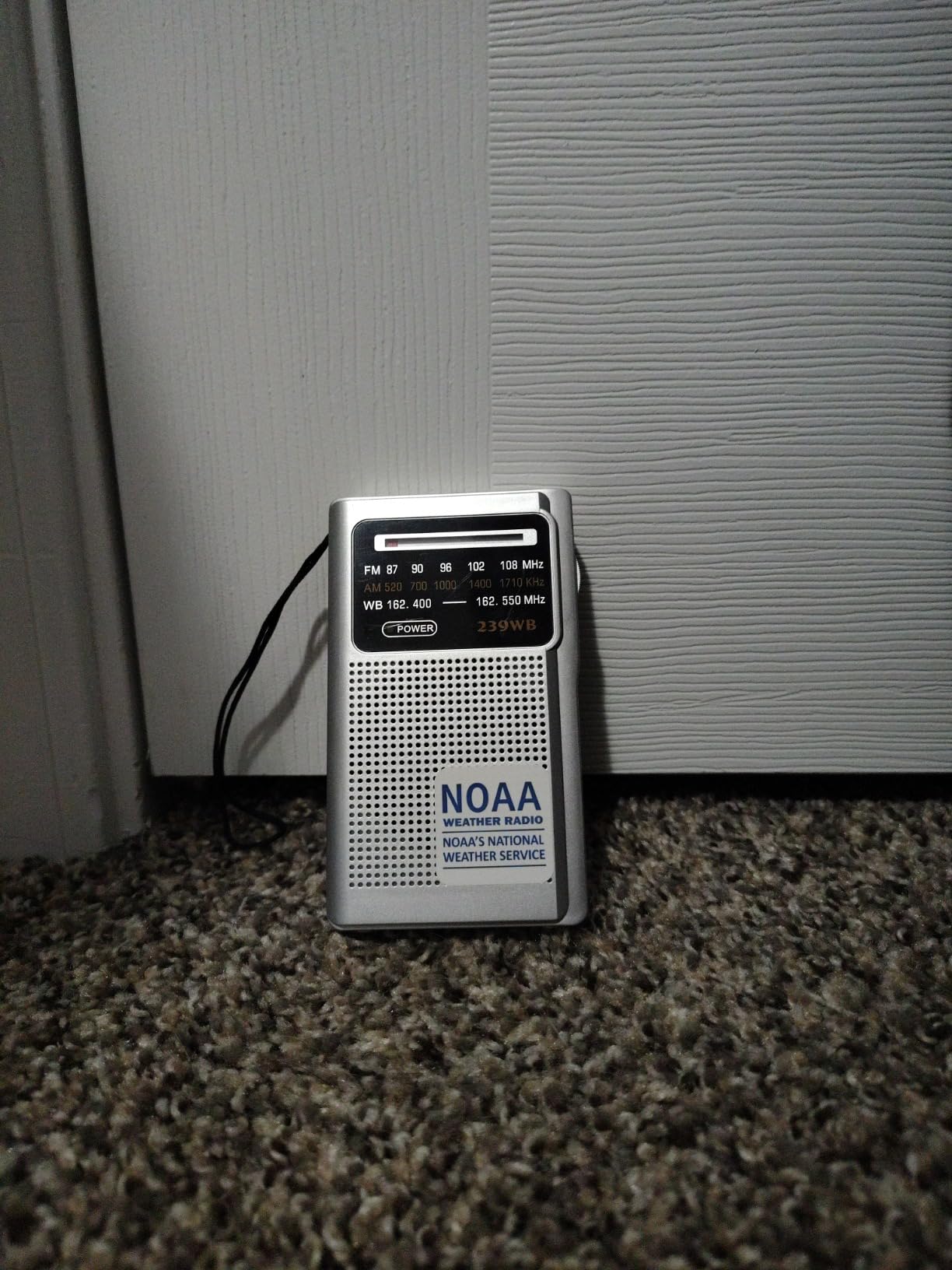 Greadio NOAA Weather Radio, AM FM Transistor Battery Operated Radio customer photo 2