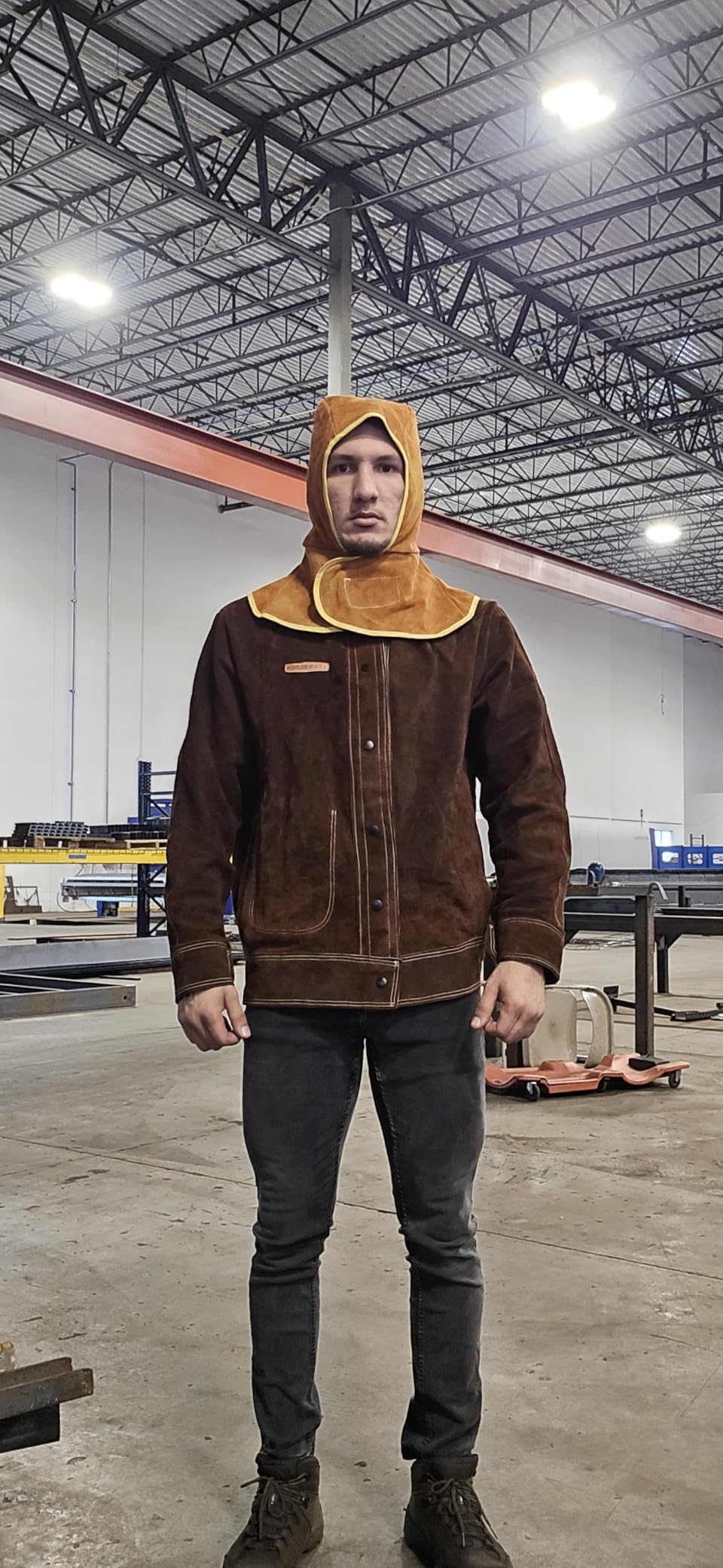 YESWELDER Leather Welding Jacket customer photo 2