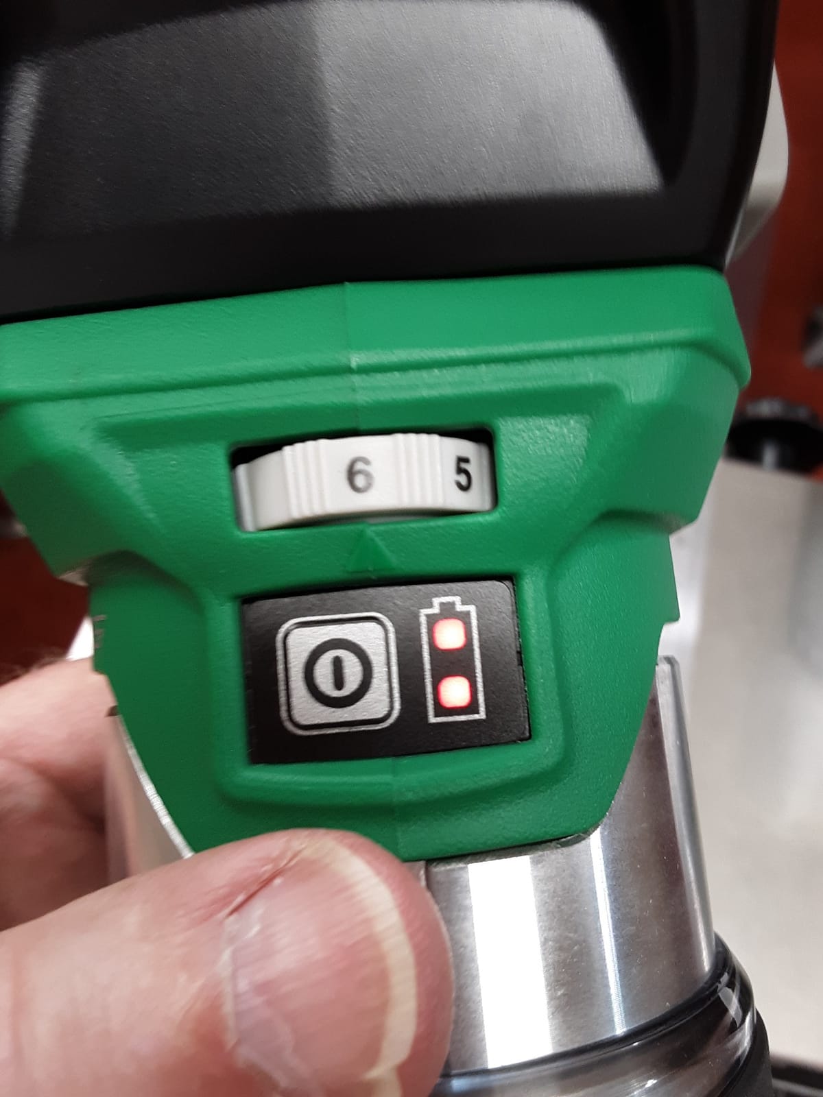 Metabo HPT 18V Cordless Trim Router, Variable Speed LED Light, M1808DAQ4 customer photo 1