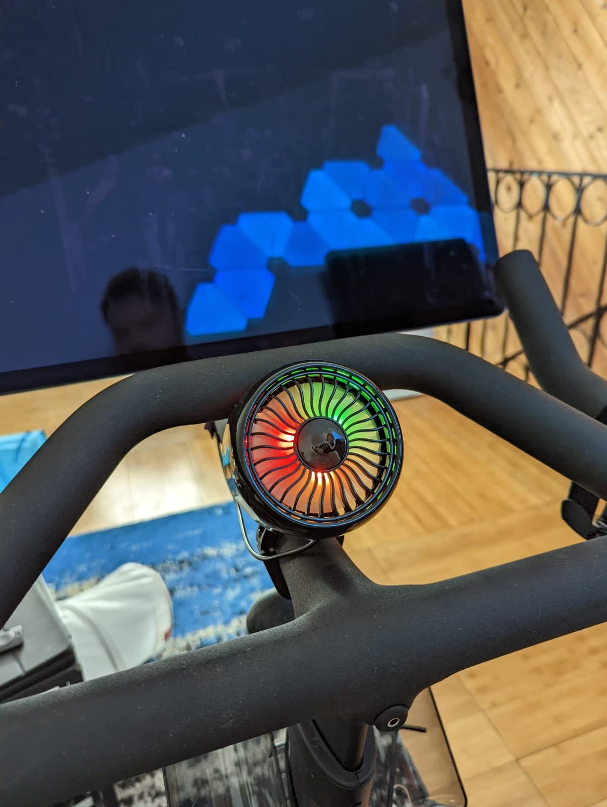 TrubliFit Fan for Peloton Bike & Peloton Treadmill - Accessories for Peloton - Fits Original Bike, Bike+ or Tread - No Batteries or Charging Required customer photo 2