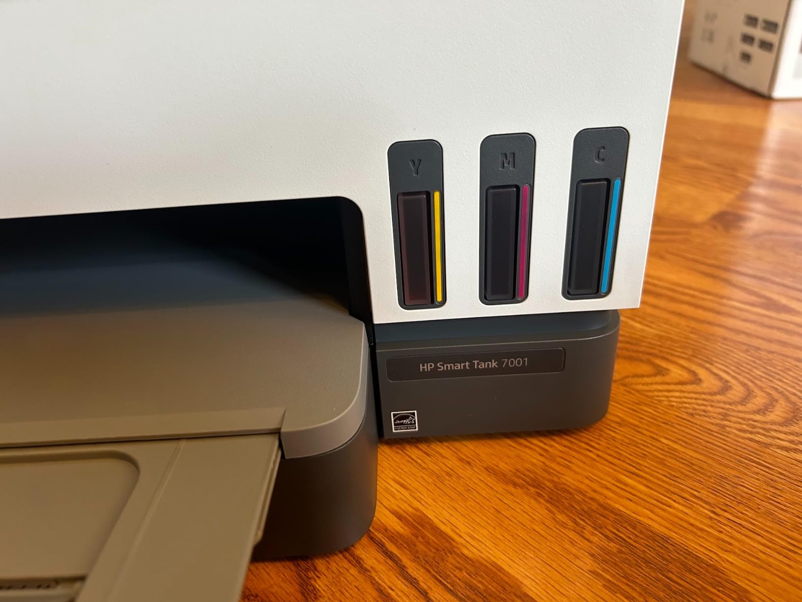 HP Smart Tank 7001 Wireless All-in-One Ink Tank Printer, Scanner, Copier with 2 Years of Ink Included, Best-for-Home Office, Cartridge-Free Refillable, AI-Enabled (28B49A) customer photo 2