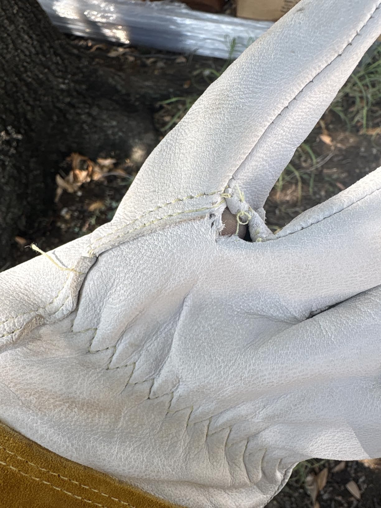 TOOLIOM Goatskin TIG Welding Gloves with Flexible Wing Thumb, Large customer photo 2