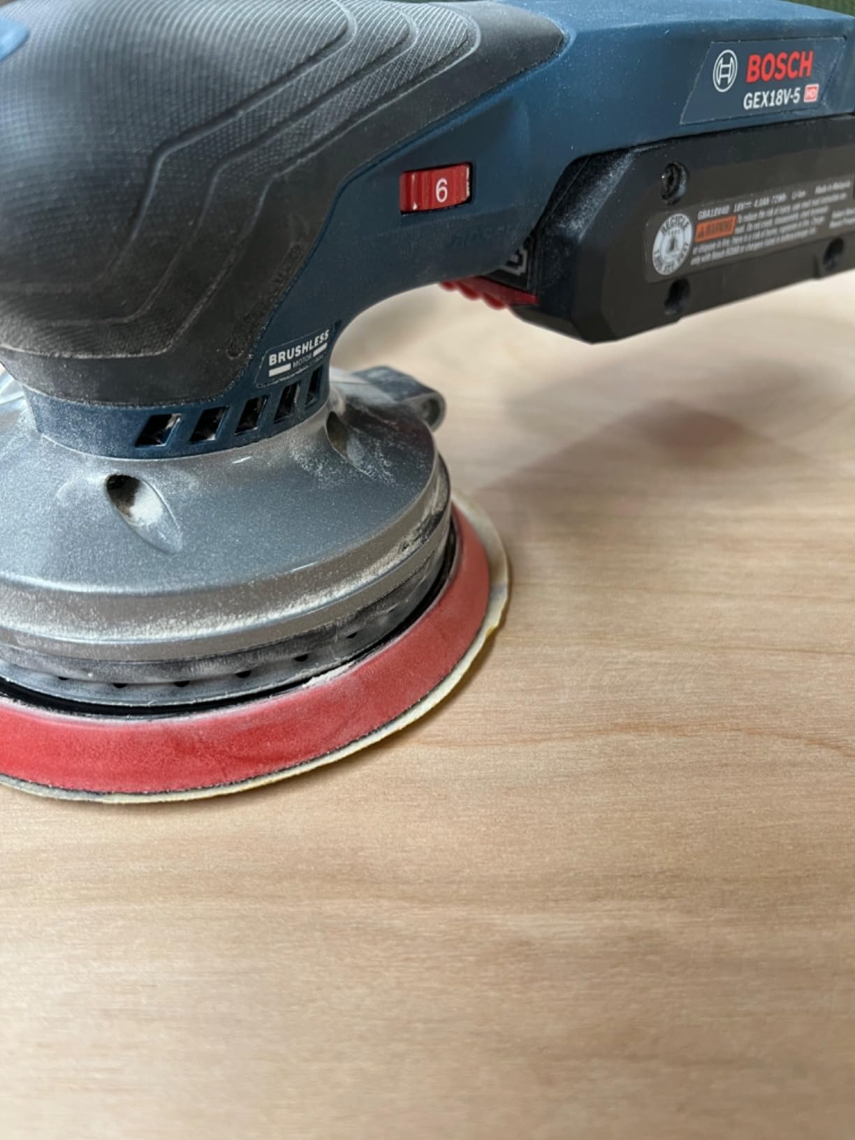 Bosch GEX18V-5N 18V 5in Brushless Random Orbit Sander (Bare Tool) customer photo 1