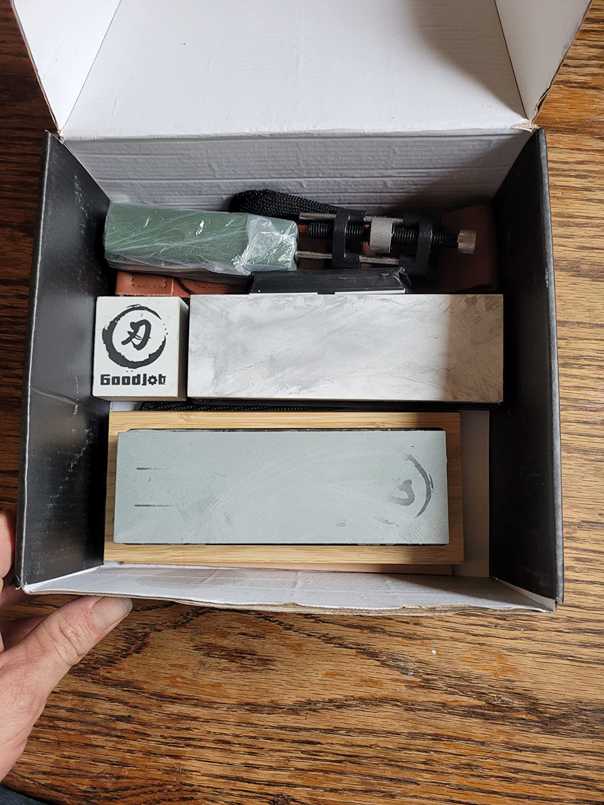 Complete Knife Sharpening Stone Kit, Double-Sided Grit400/1000 & 3000/8000 customer photo 2