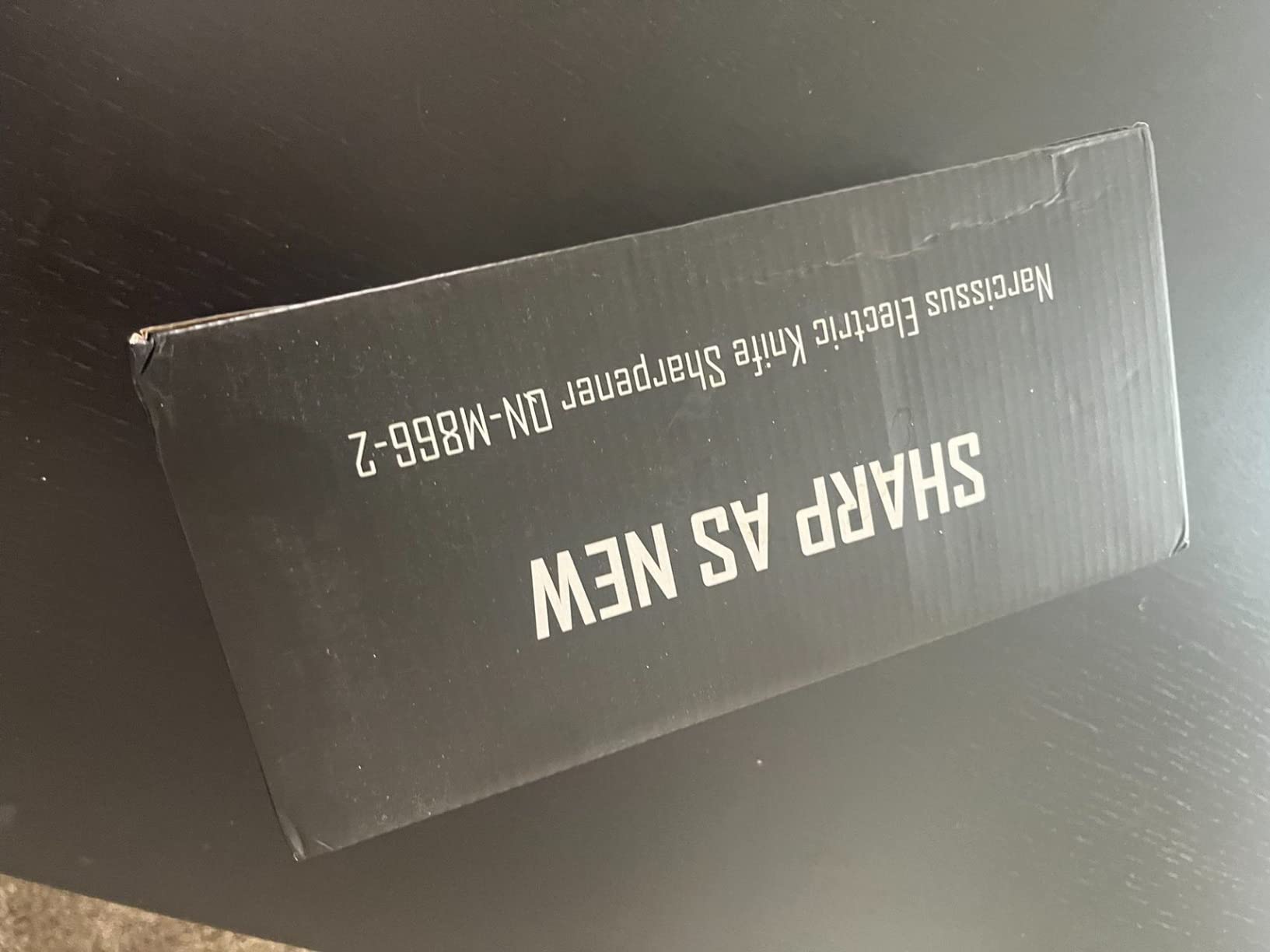 Narcissus Knife Sharpener, Professional 2 Stage Electric Knife Sharpener for Quick Sharpening & Polishing, with Scissors Sharpener and Metal Dust Collection Box, Stainless Steel, Silver customer photo 2